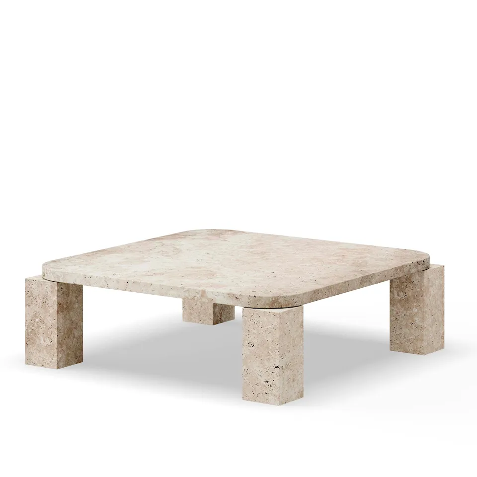 Atlas Coffee Table 820x820 Unfilled Travertine