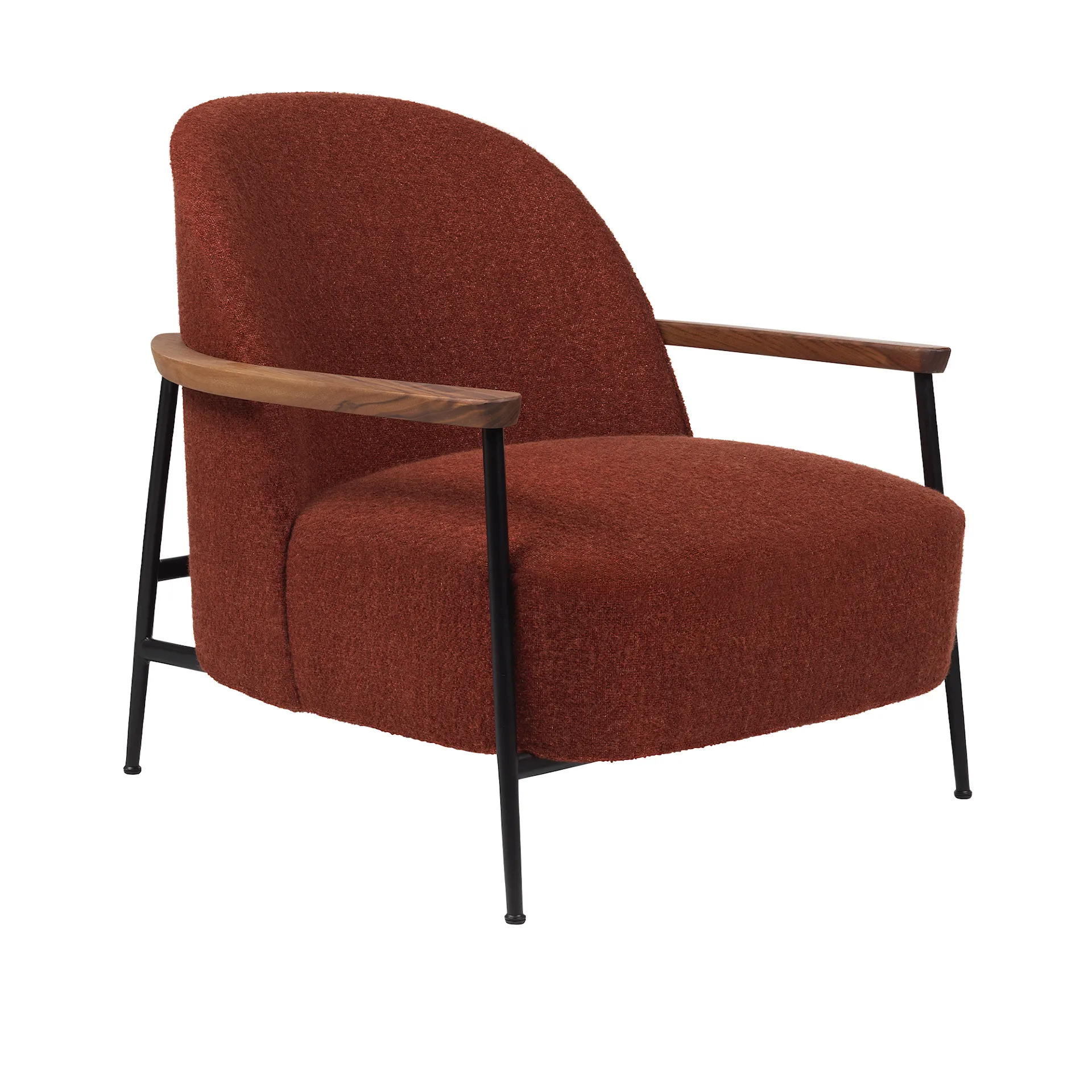 Sejour Lounge Chair Oak - Med armstöd - Gubi - GamFratesi - NO GA