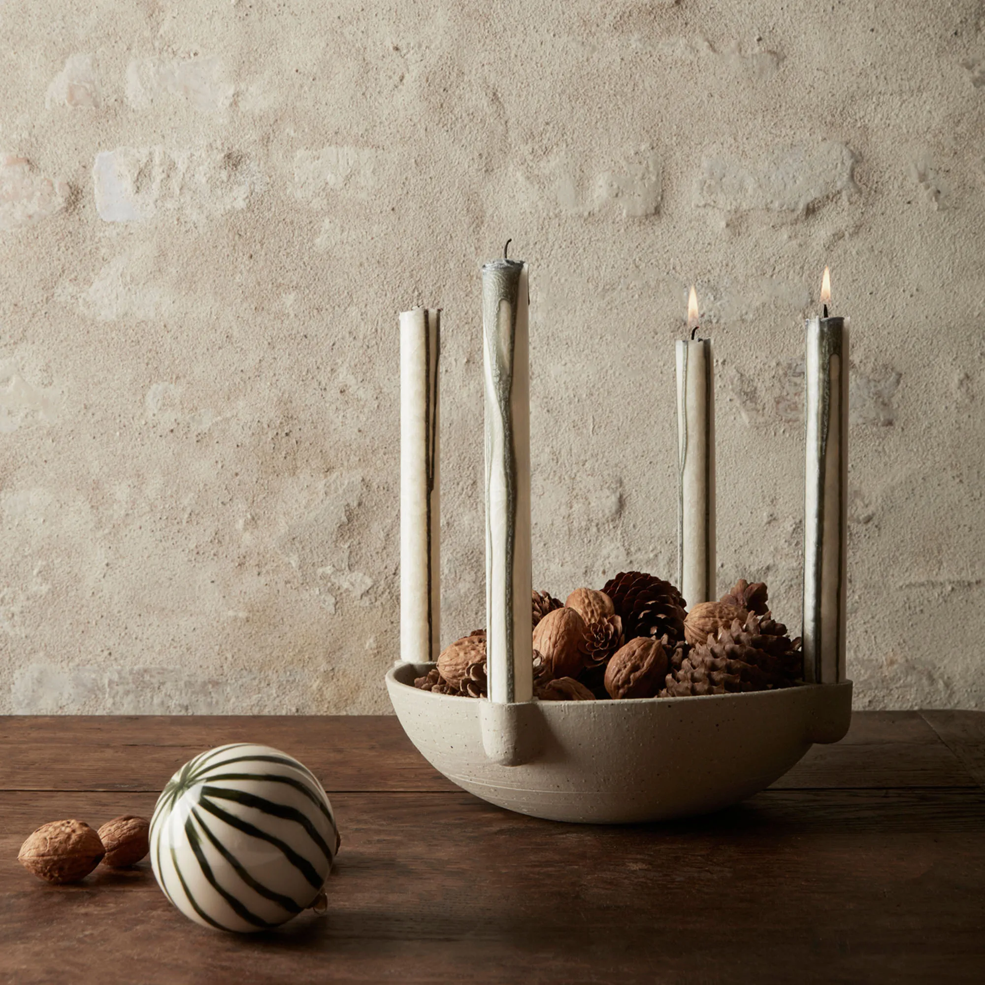 Bowl ljusstake