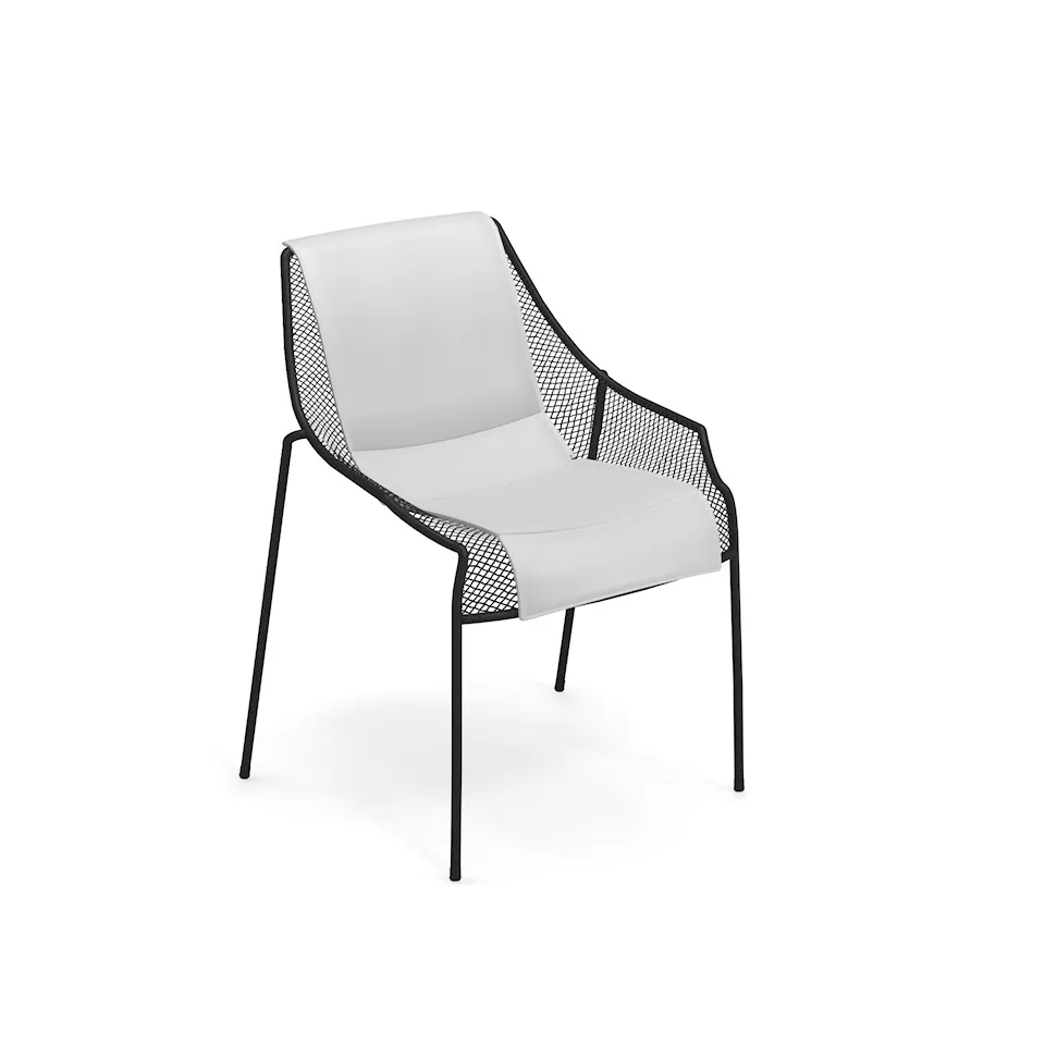 Heaven Chair, Black, Cushion: White