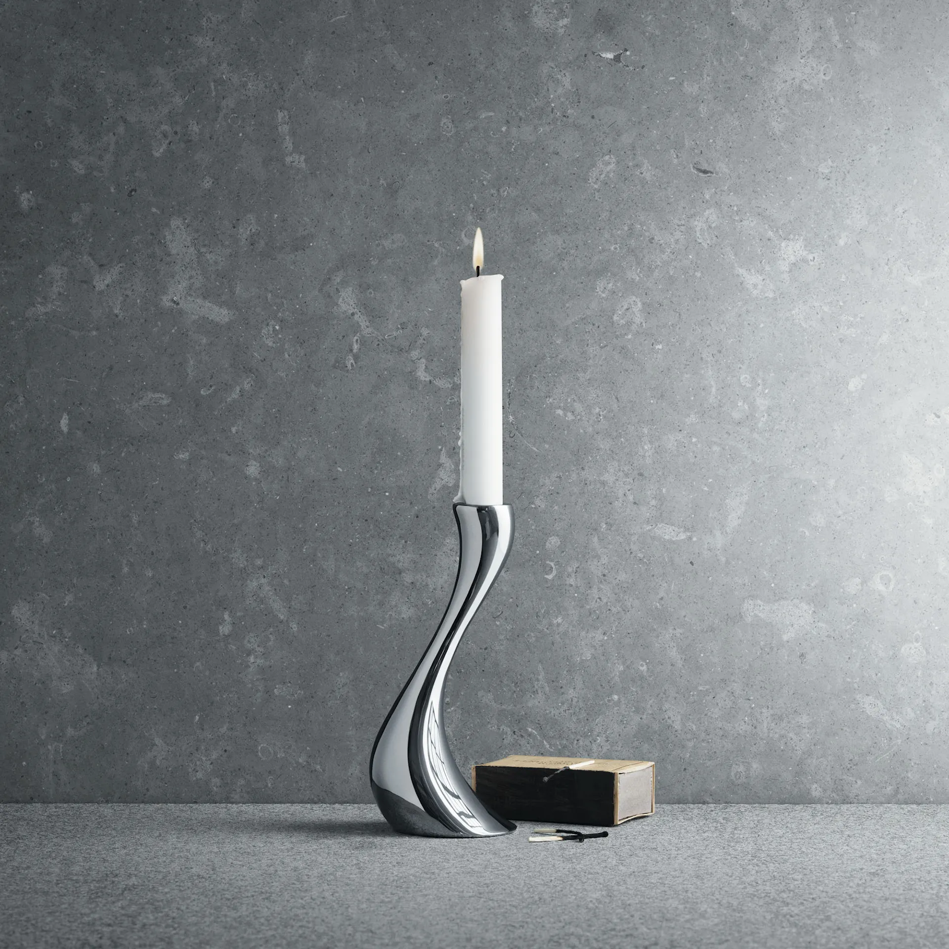 Cobra Ljusstake - Set om 2 - Georg Jensen - NO GA