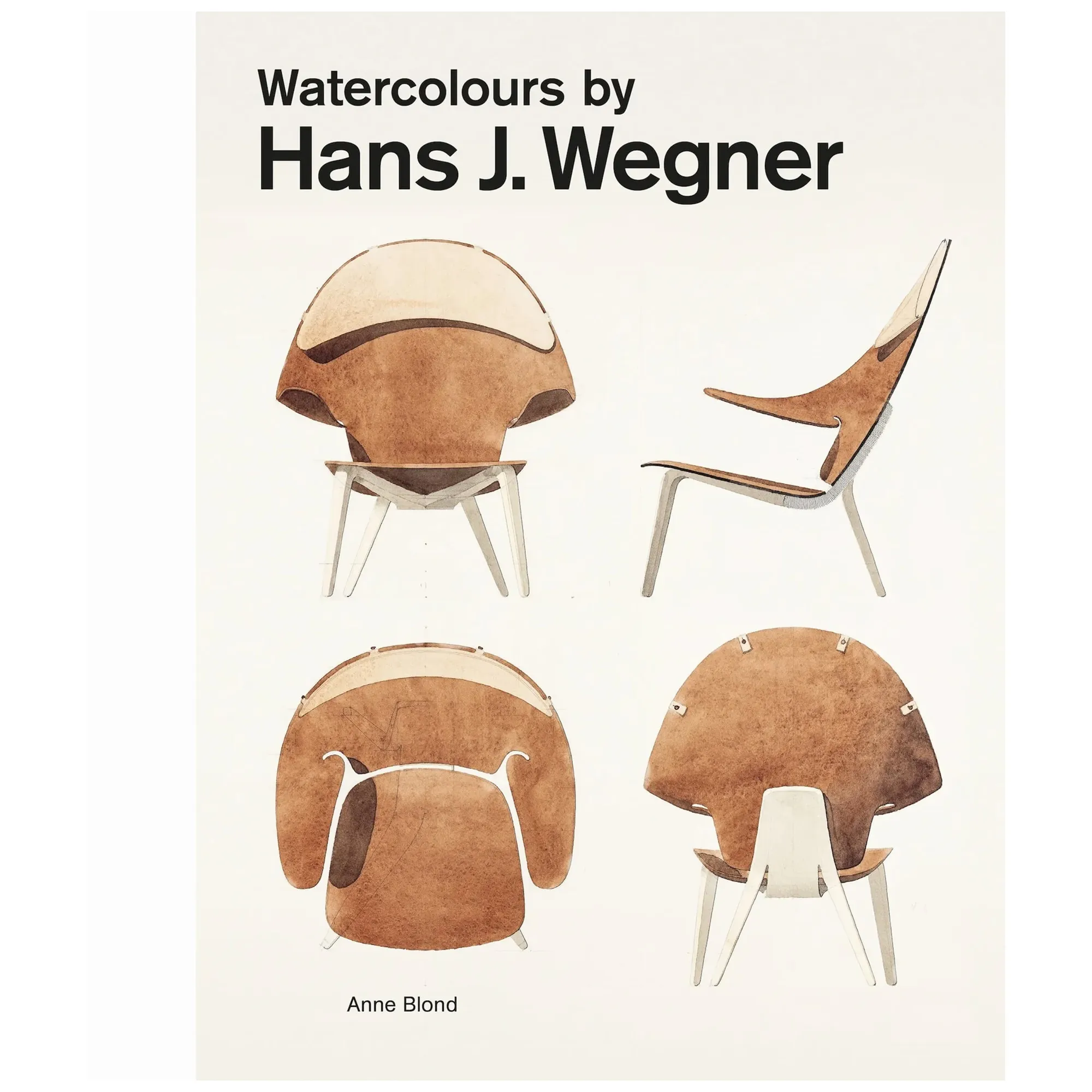 Watercolours by Hans J. Wegner konstbok - 1