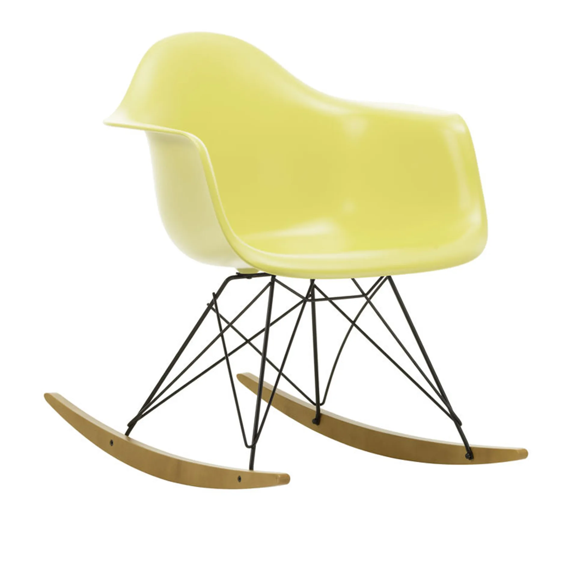 Eames RE Plastic Armchair RAR gungstol Basic Dark/Golden Maple - Vitra - Charles & Ray Eames - NO GA