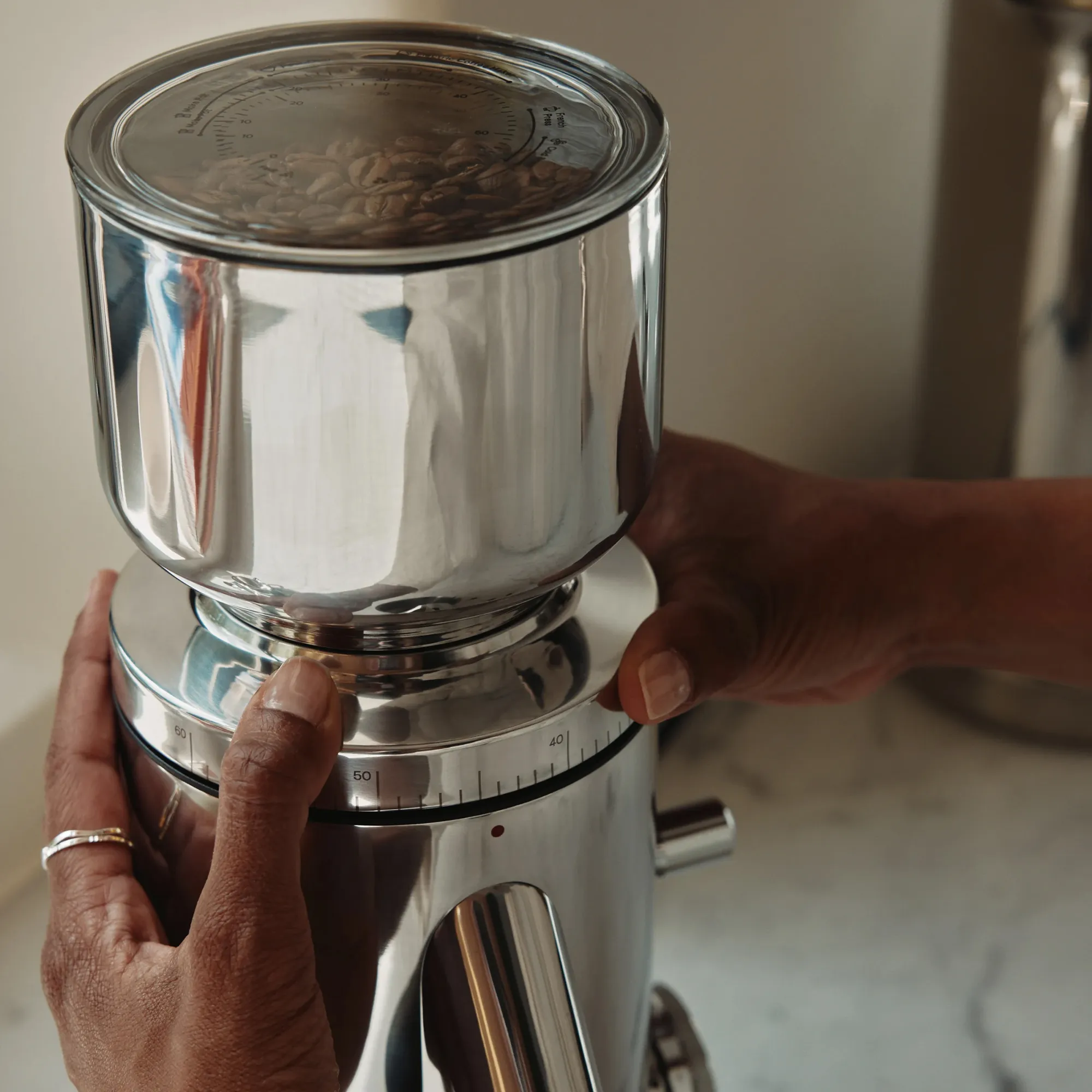 Coffee Grinder Stainless Steel kaffekvarn - 4