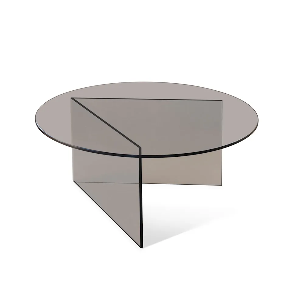 Pond Lounge Table Large - Bronze Glass