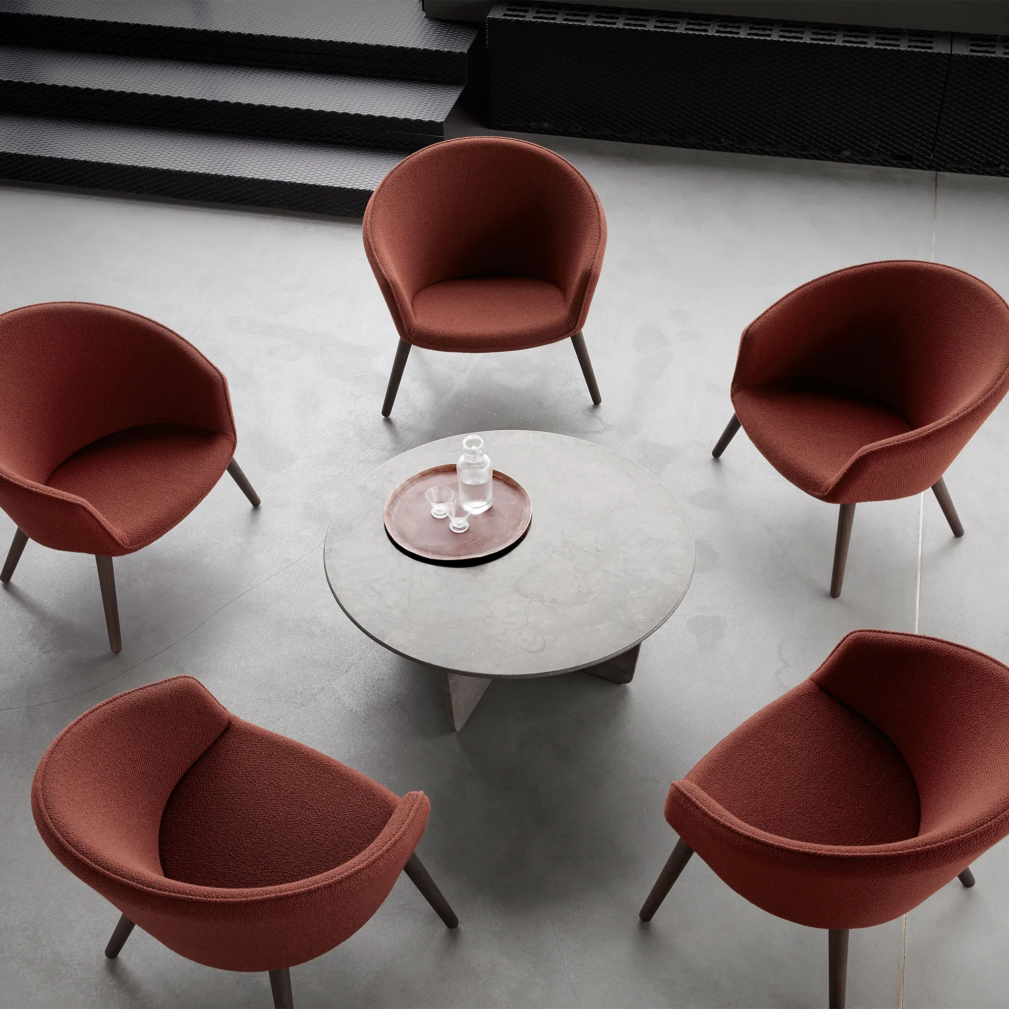 Ditzel loungestol rökt ek - 3
