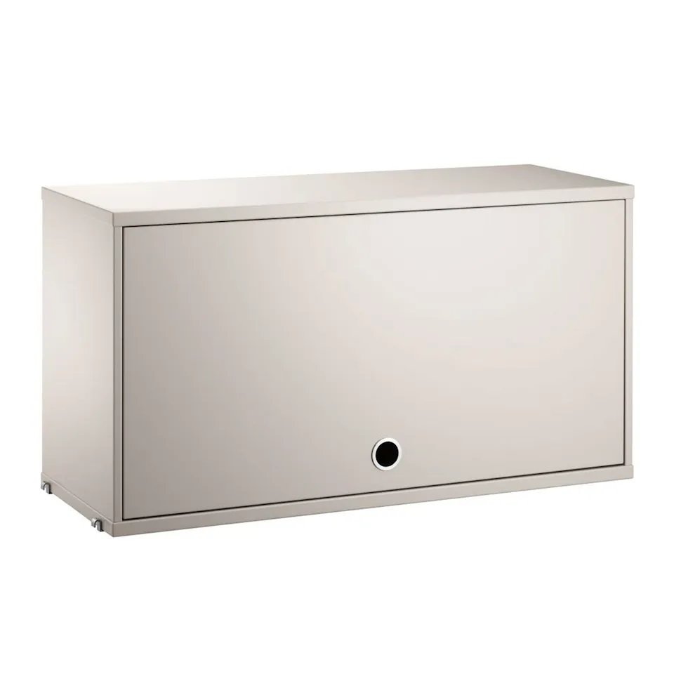Överskåp med vikdörr 78 cm beige