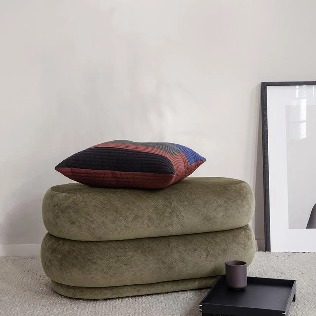 Pouf Oval sittpuff