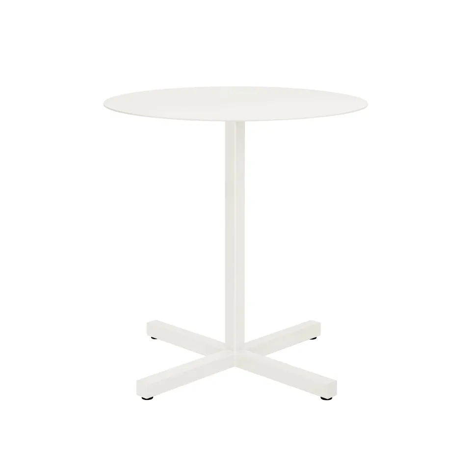 Chop Table Round Grey White