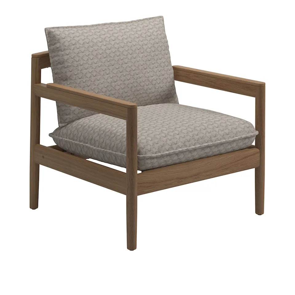 Saranac Lounge Chair - Fabric Grade D - Wave Buff