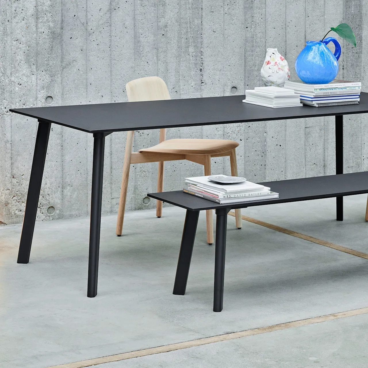 CPH Deux 210 2.0 Table 140 cm Stone Grey Laminate