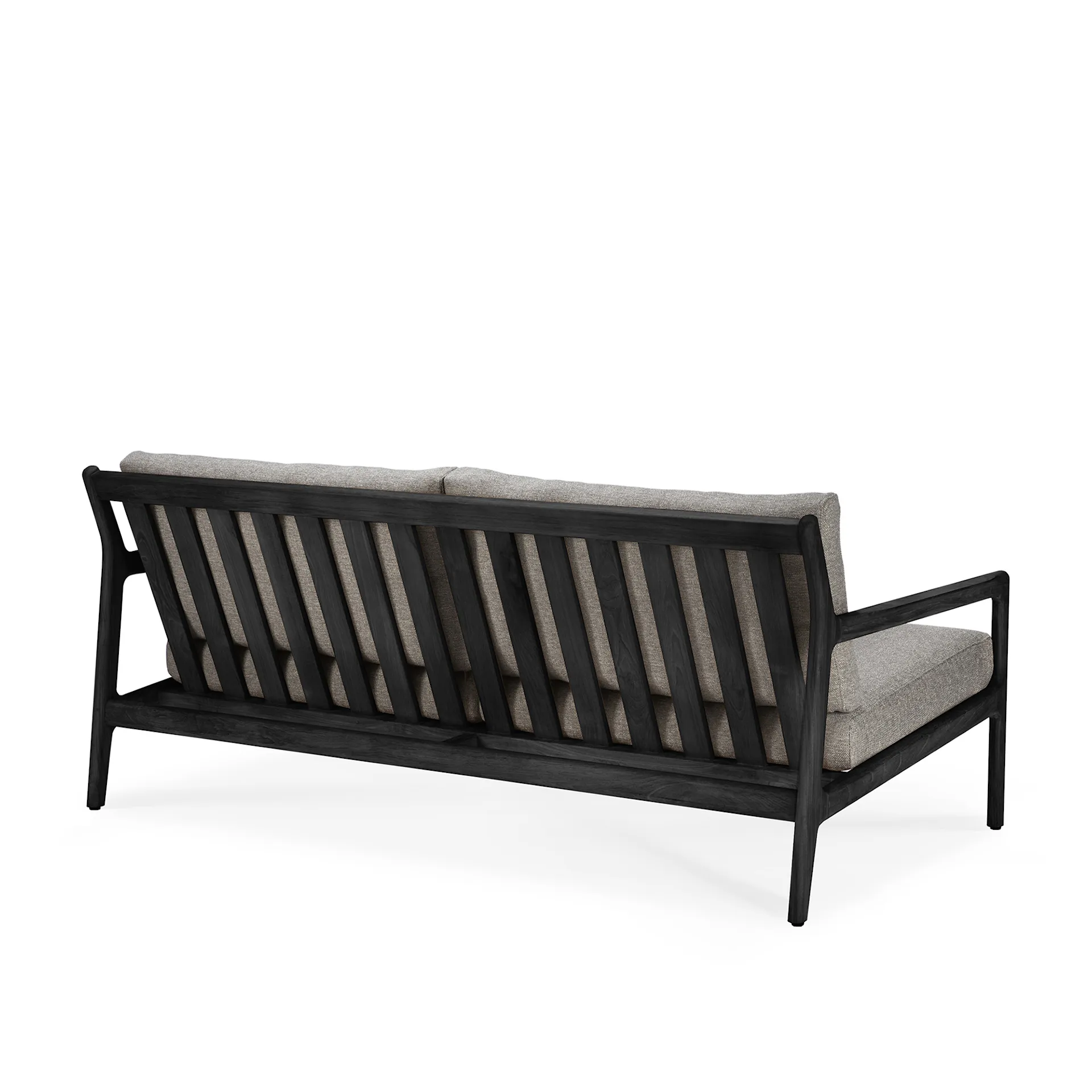 Jack Outdoor Sofa 2-seater Black Teak - Ethnicraft - NO GA