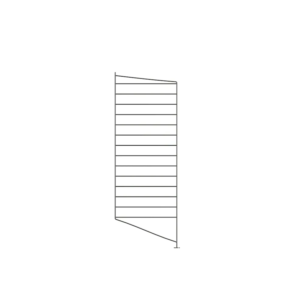 Golvgavel 85 x 30 cm 1-pack mörkgrå