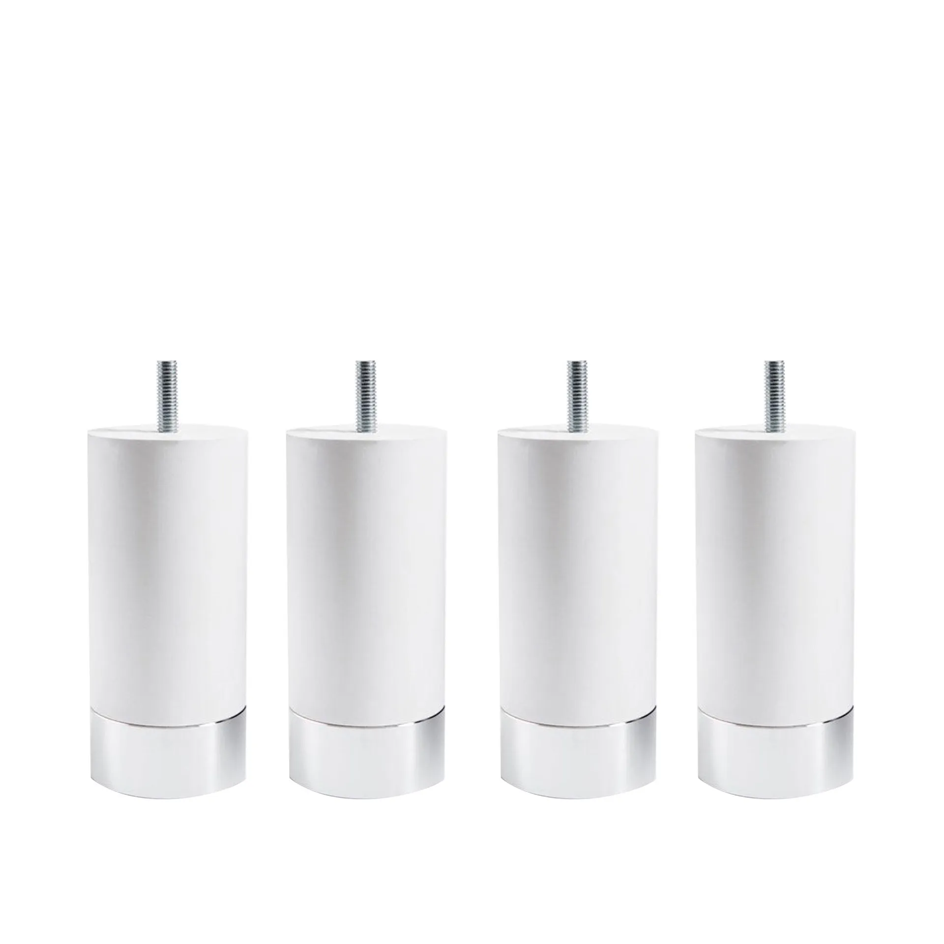 Cylinder Sängben Vit med Alu. 4-pack - Carpe Diem Beds - NO GA