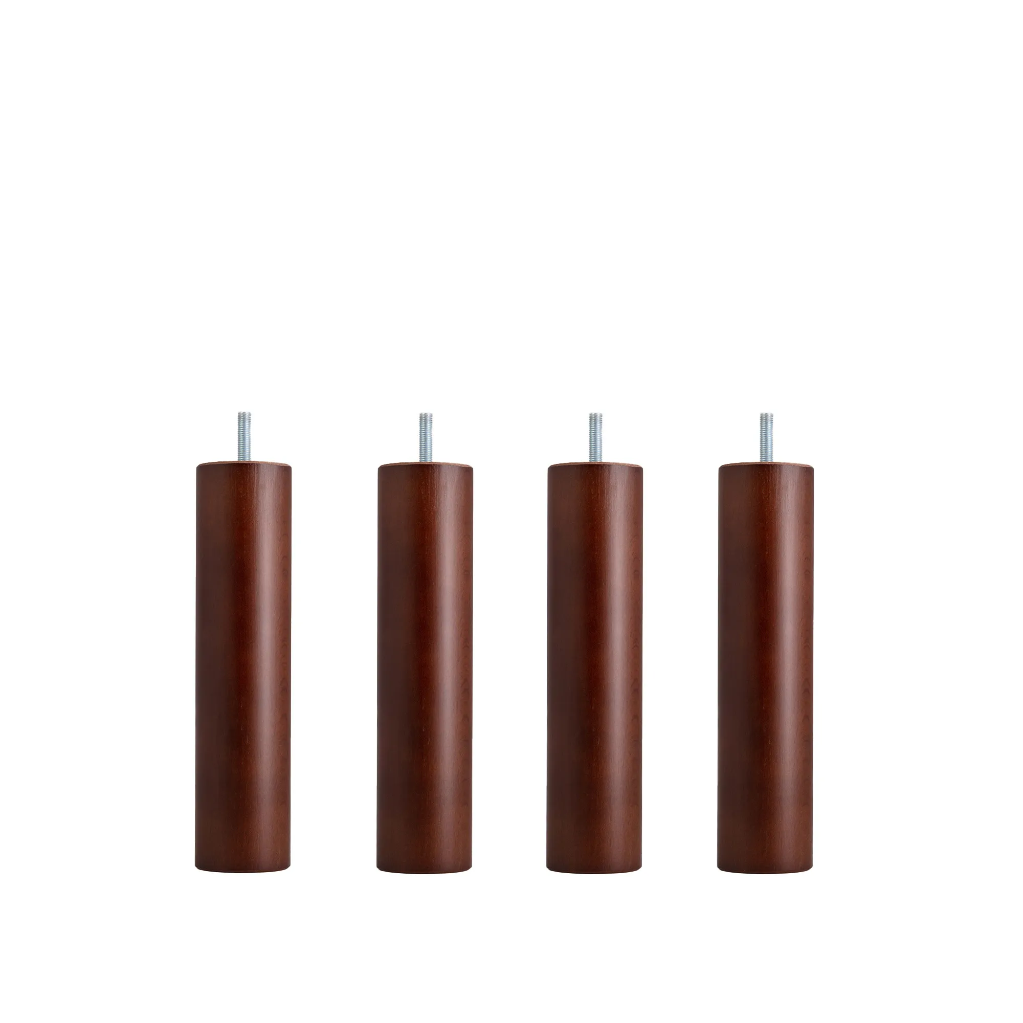 Dux SC sängben rund mahogany 4-pack - 1