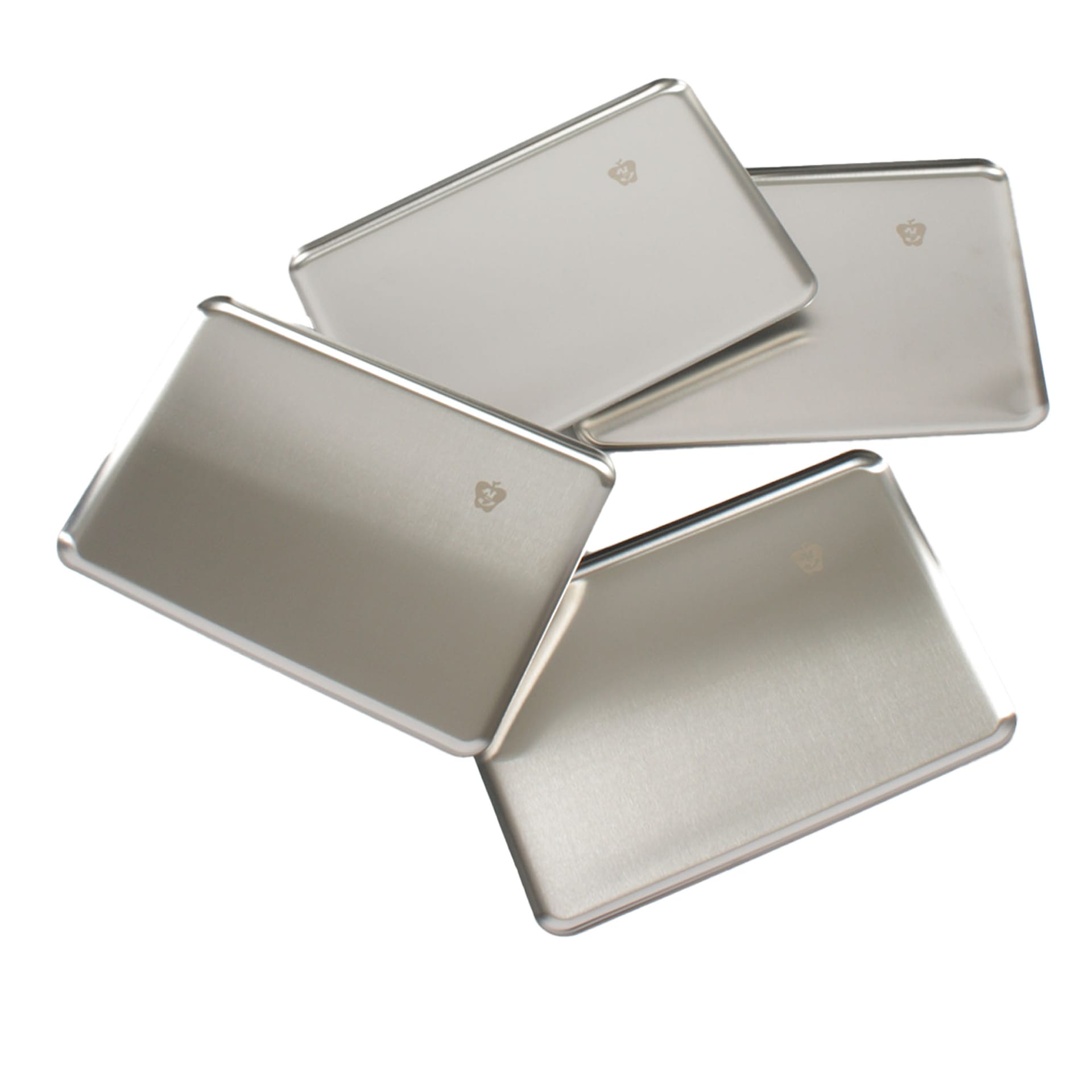 Steel Plate Pick Up Stainless Steel Set of 4 - NIKO JUNE - NO GA