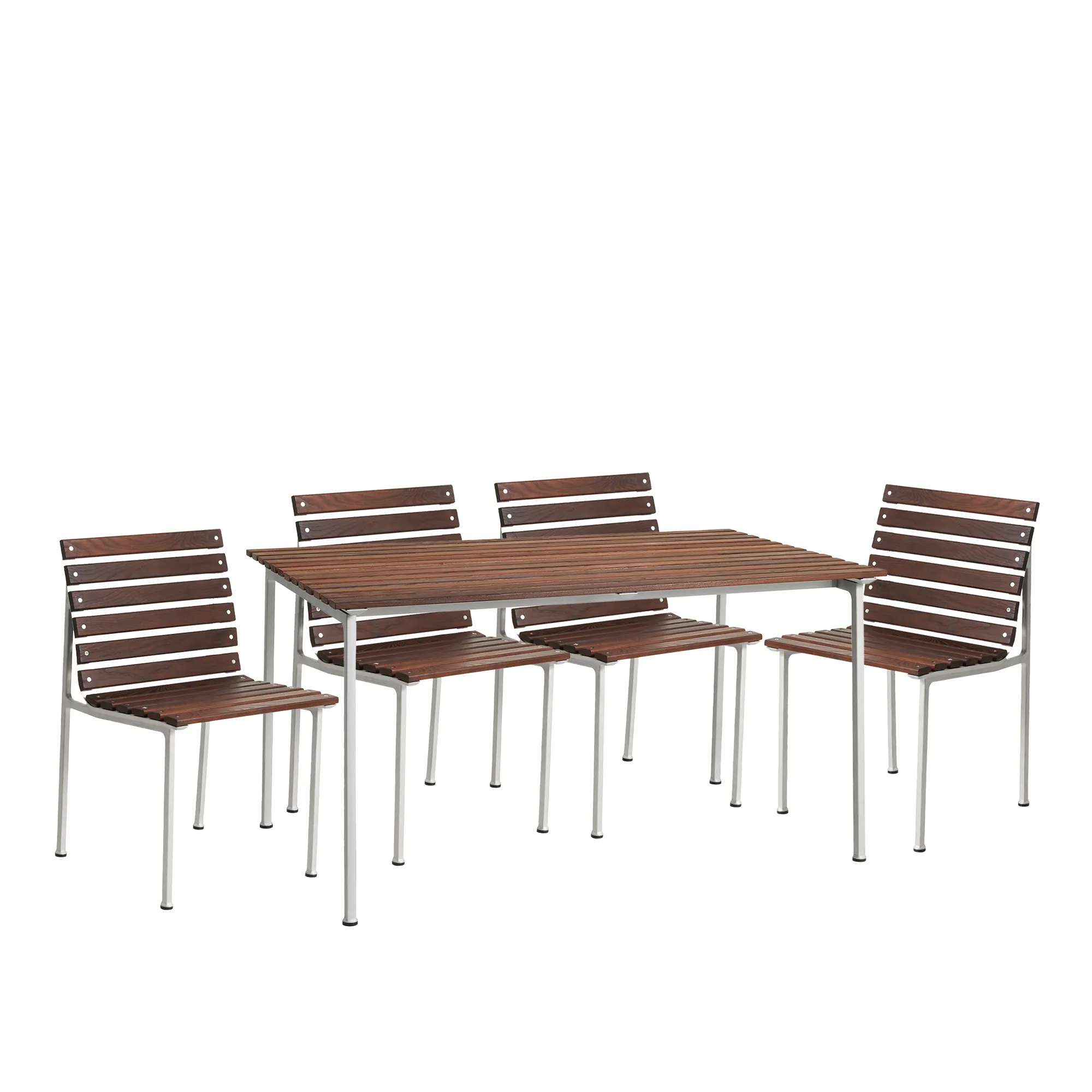 Traverse matgrupp med bord 140 cm & 4 stolar - 1