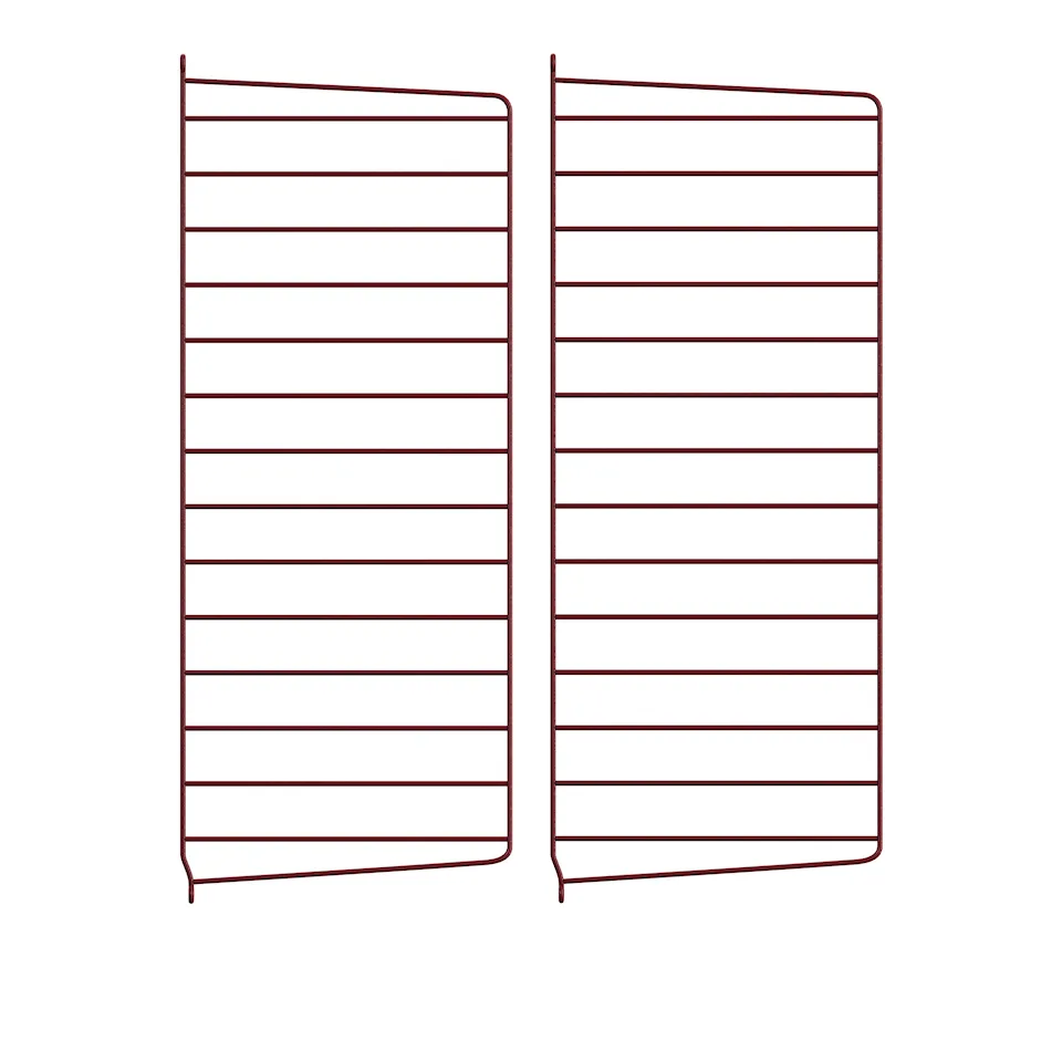 Väggavel 75 x 30 cm 2-pack mörkröd