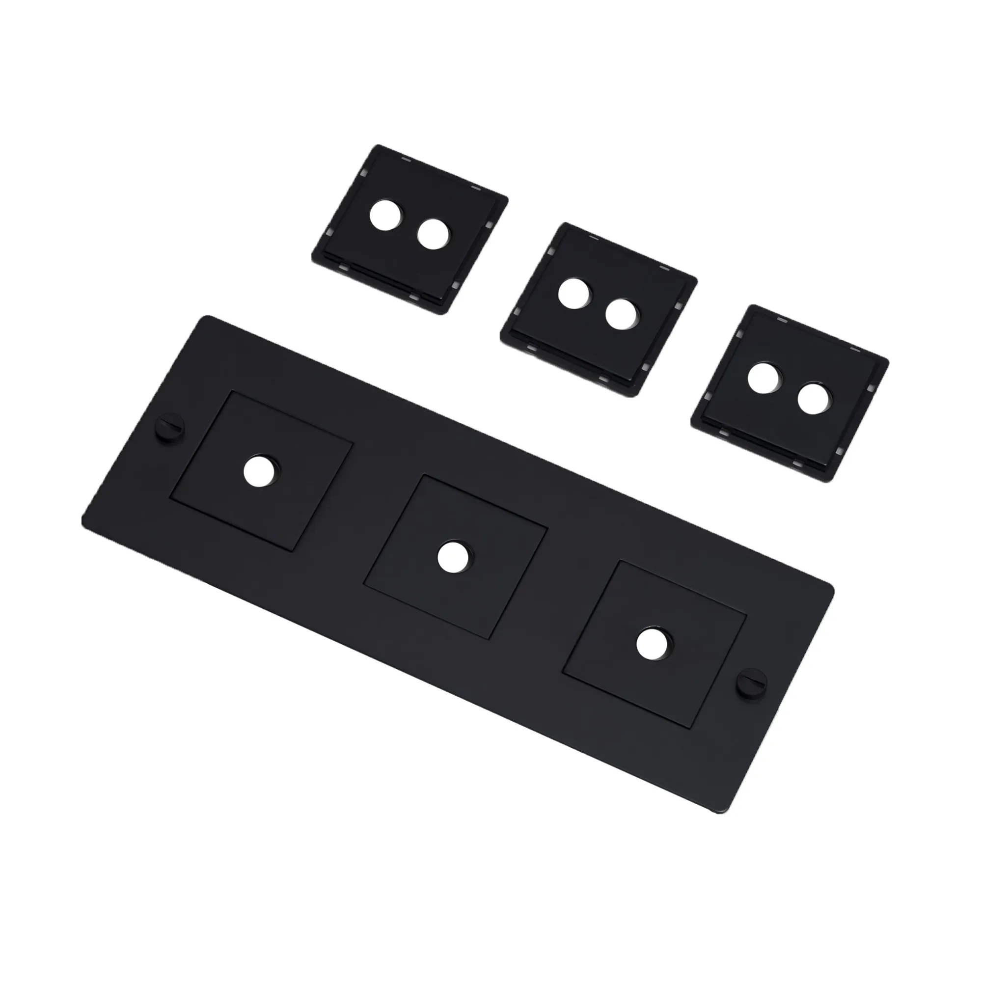 3G Wall Plate Horizontal With Infills - 1