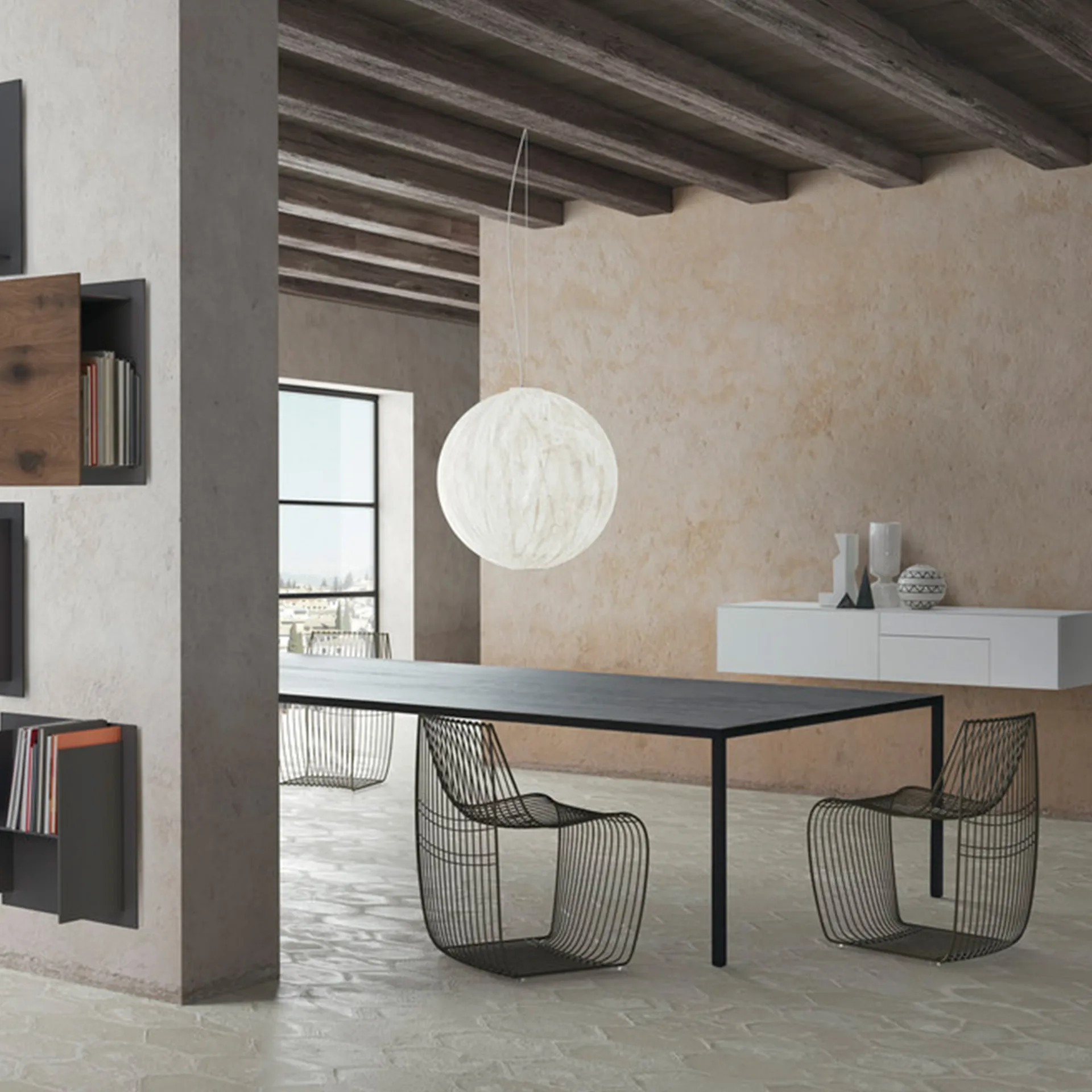 Tense Material Table Reconstructed Stone - MDF Italia - NO GA