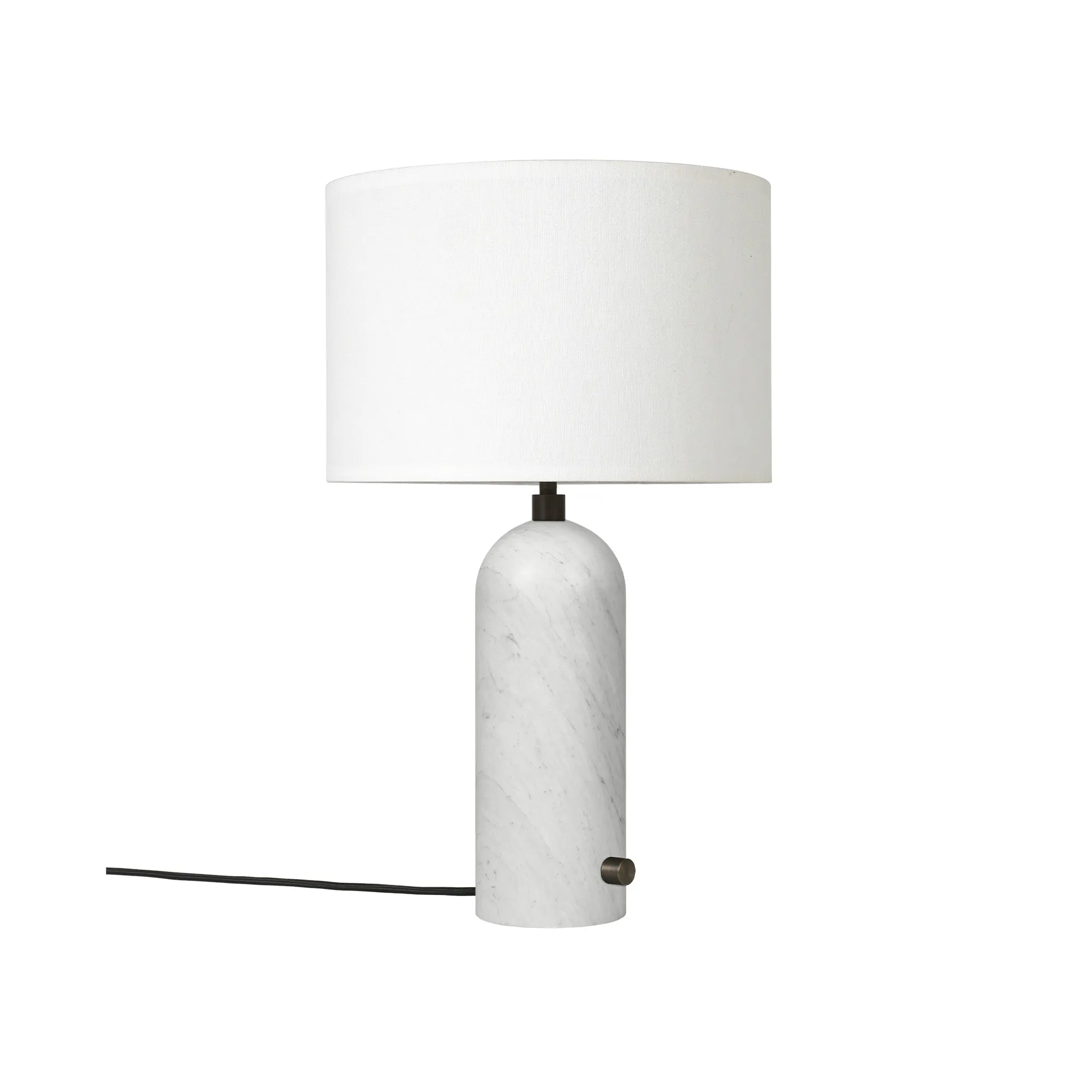Gravity bordslampa small vit marmor - 1