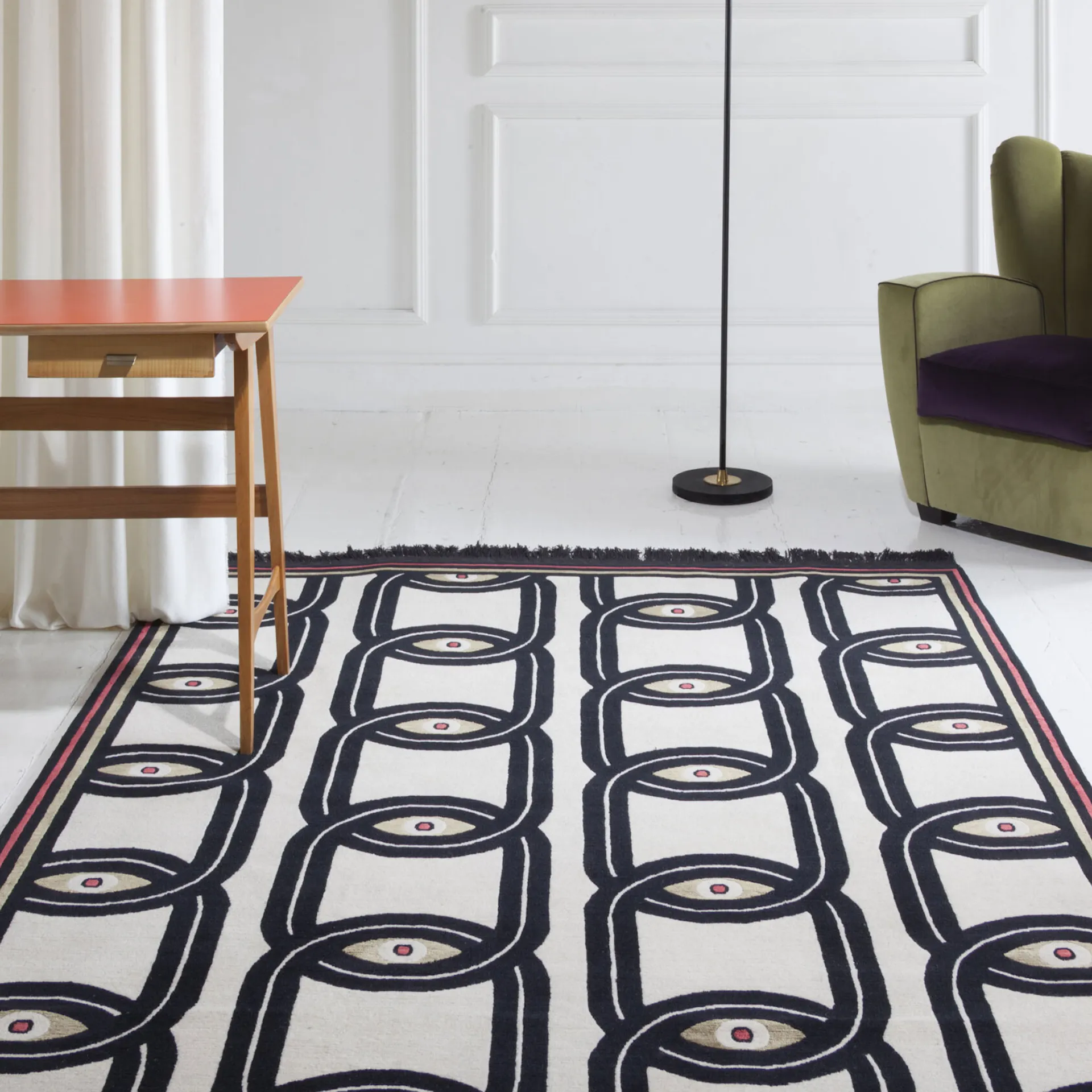 Eyes in Chains Rug - cc-tapis - NO GA