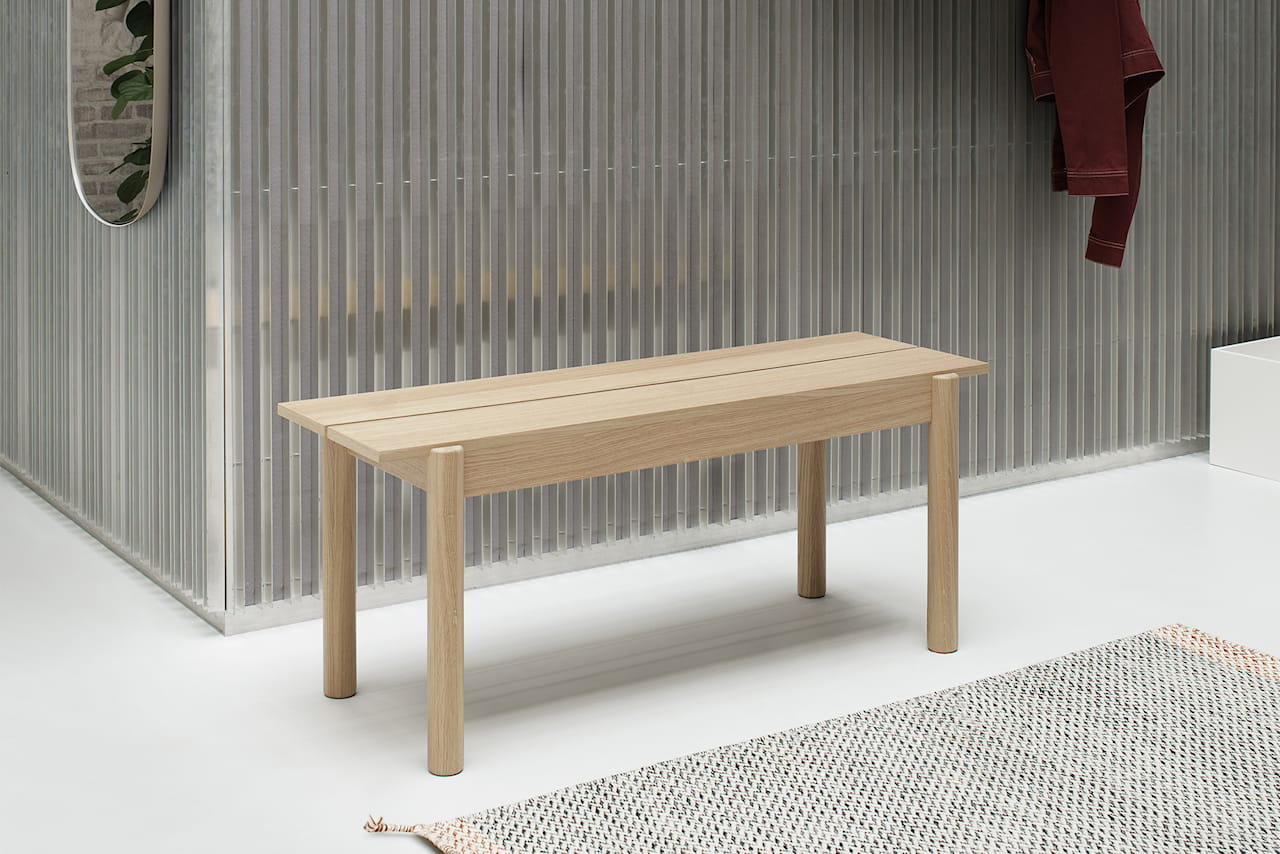 Linear Wooden Bench