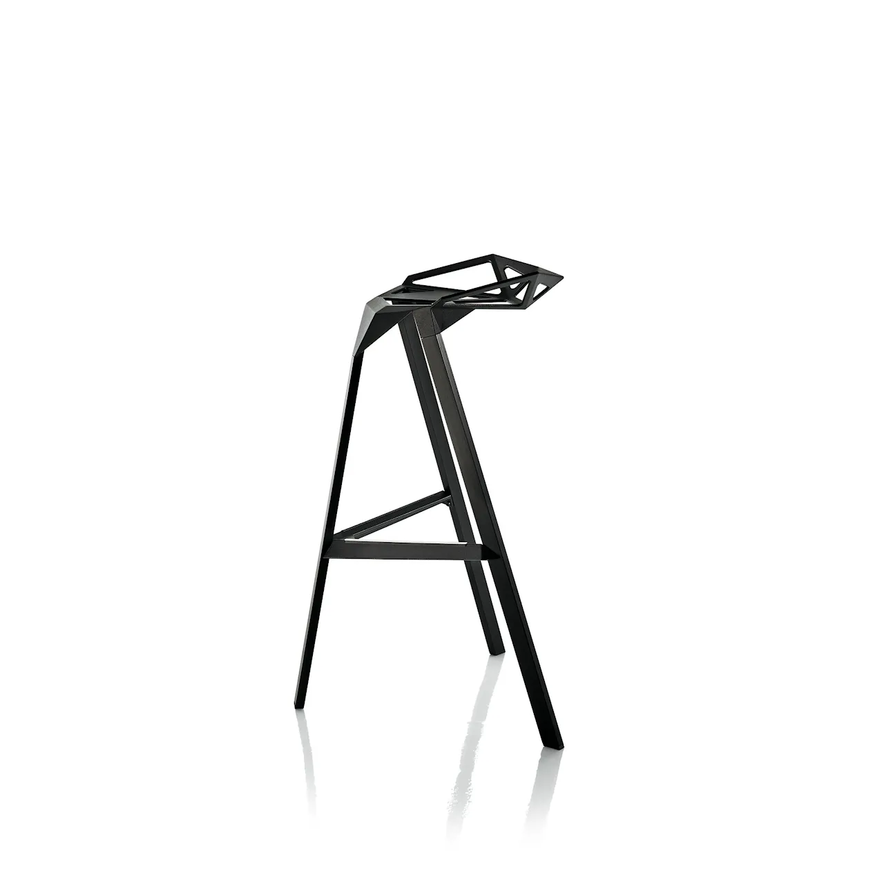 Stool One High H77 Black