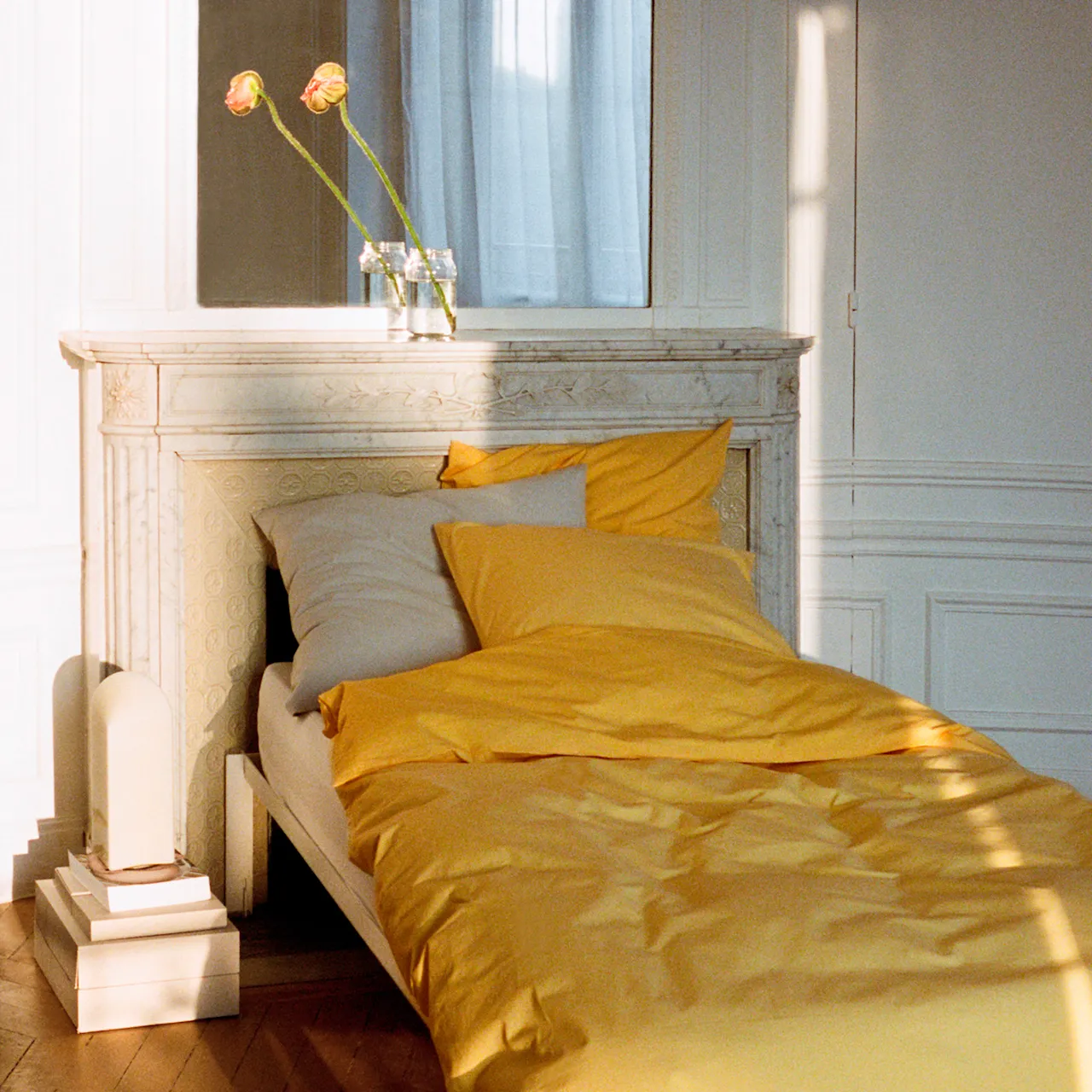 Duo Pillow Case 70 x 50 - Golden yellow