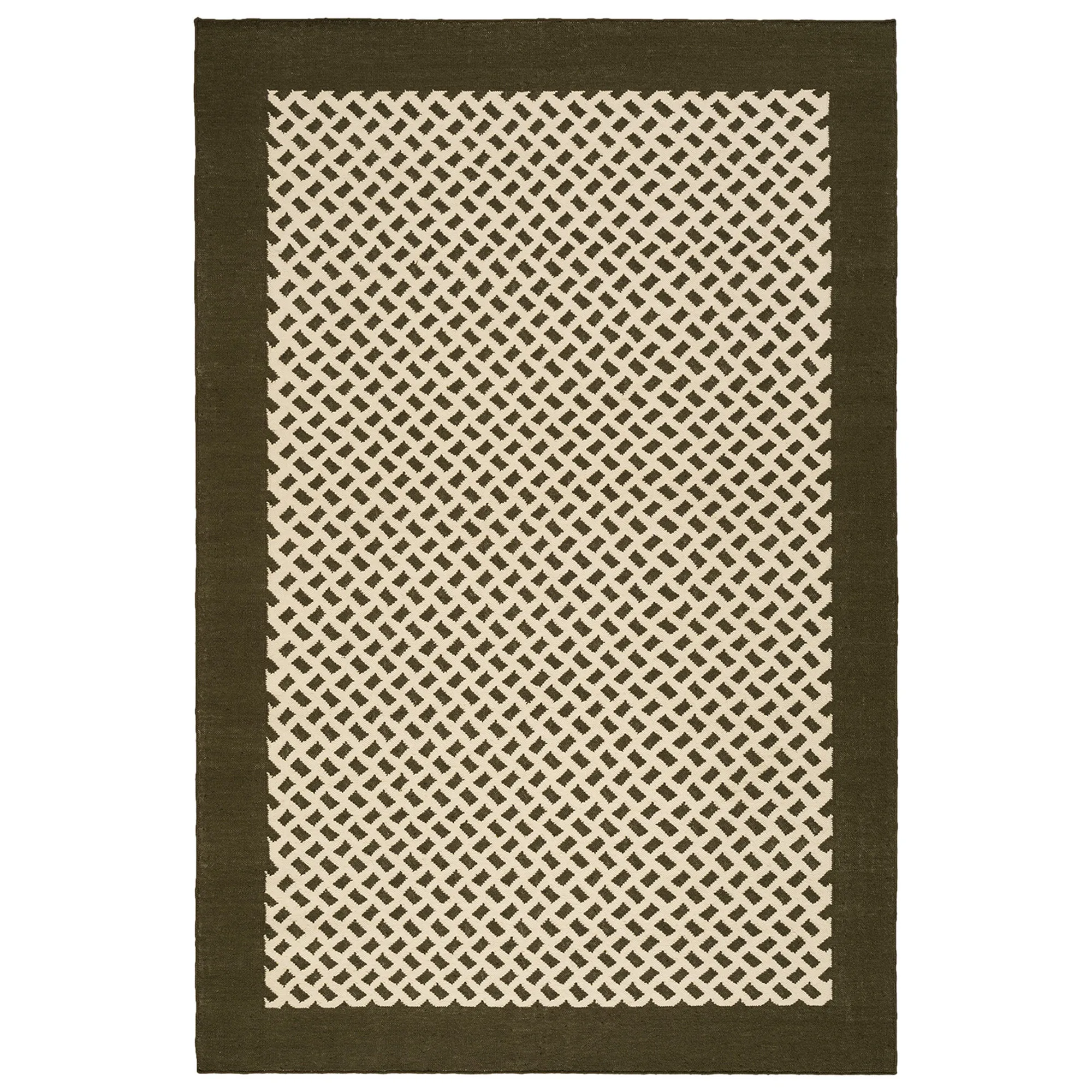 Orleans Beige/Green ullmatta - 1