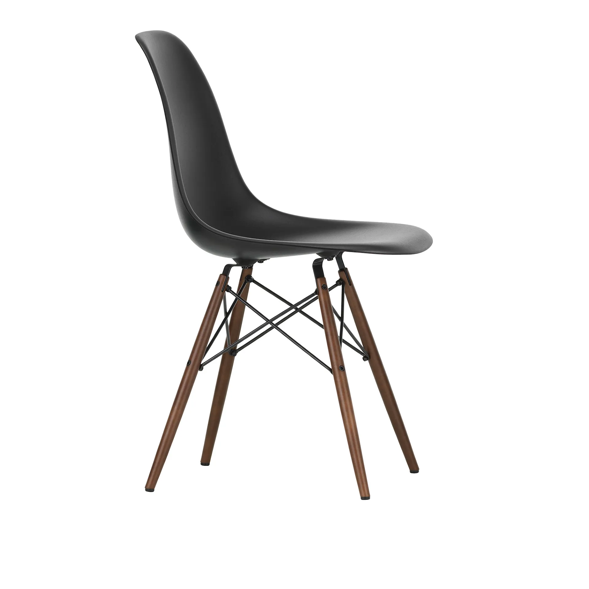 Eames RE Plastic Chair DSW stol Dark Maple - Vitra - Charles & Ray Eames - NO GA