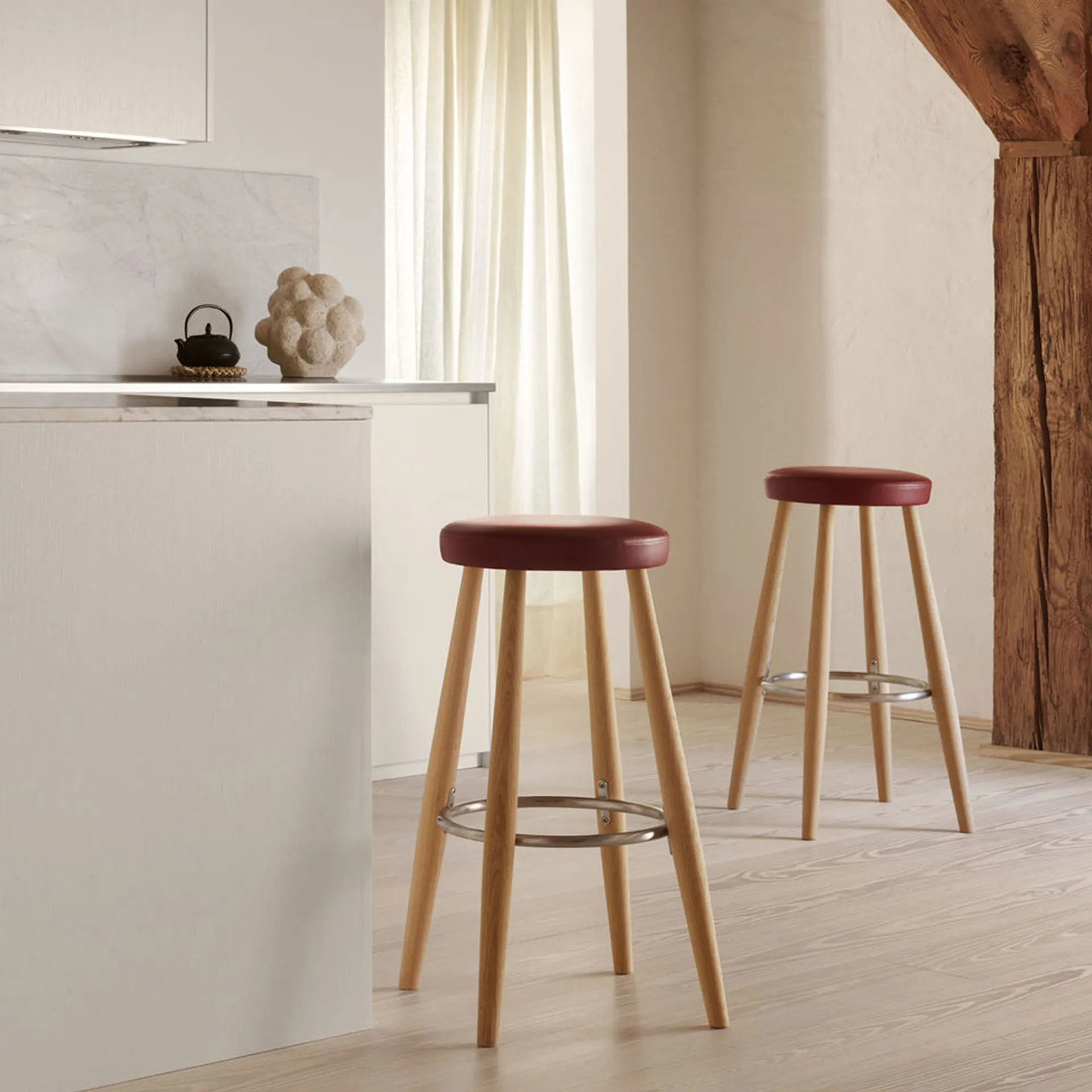 CH58 Low Stool - Ek - Carl Hansen - Hans J. Wegner - NO GA