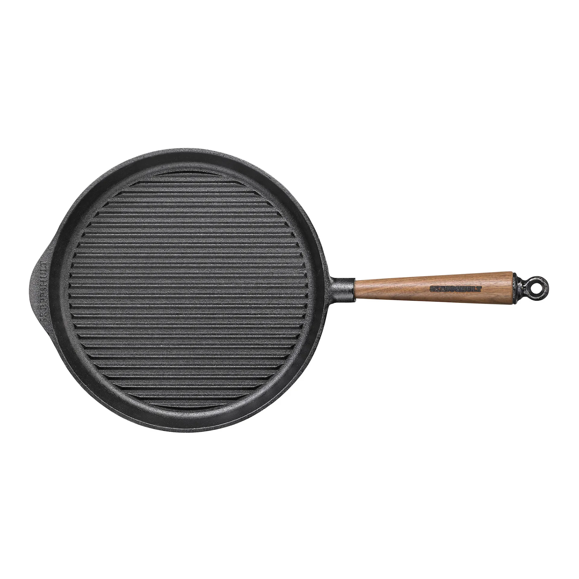 Grillpanna 28 cm med Valnötshandtag - Skeppshult - NO GA