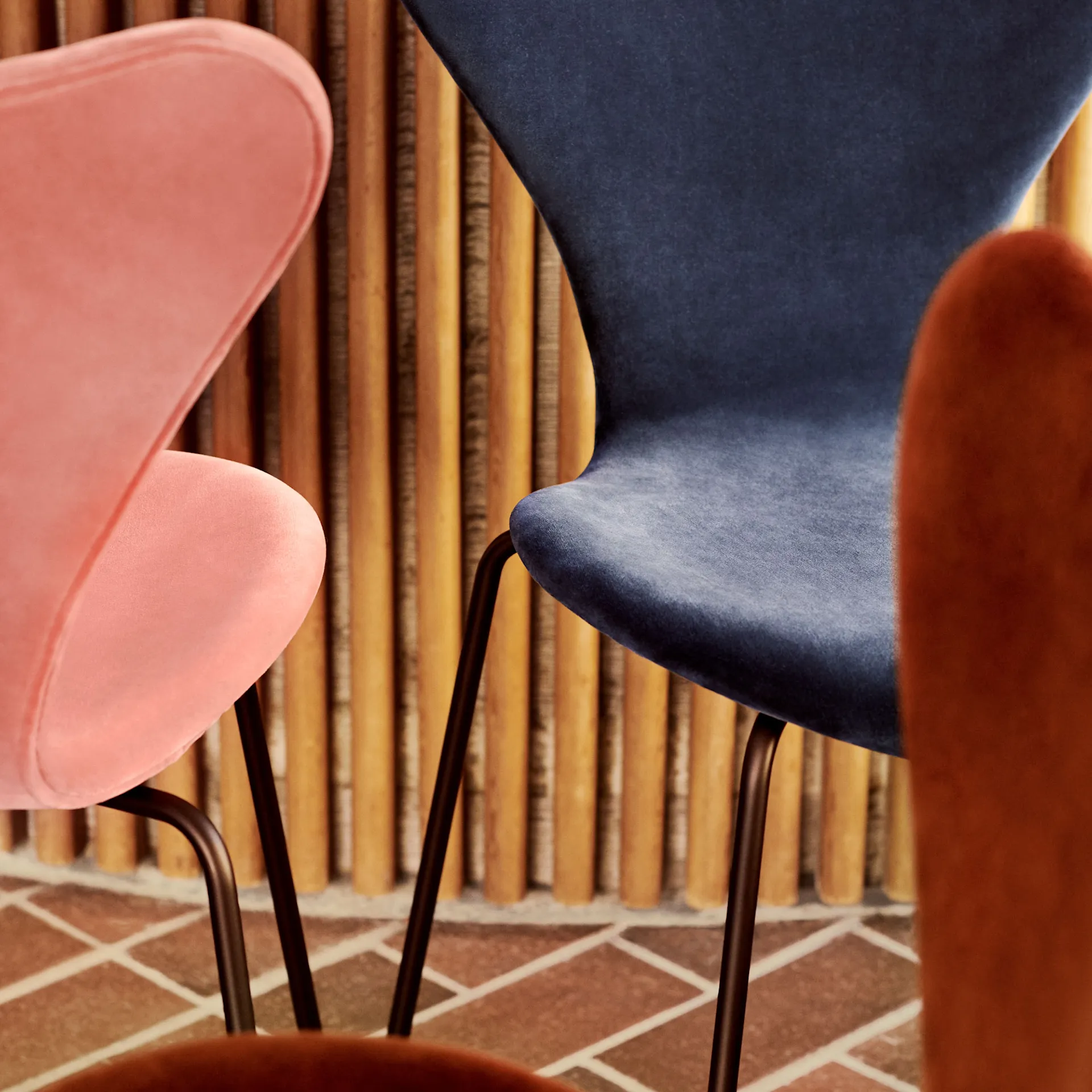 3107 Sjuan - Velvet Edition - Fritz Hansen - Arne Jacobsen - NO GA