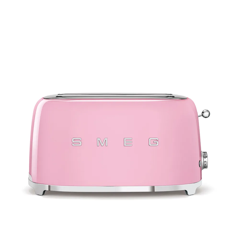 Smeg 4 Slice Toaster Pink