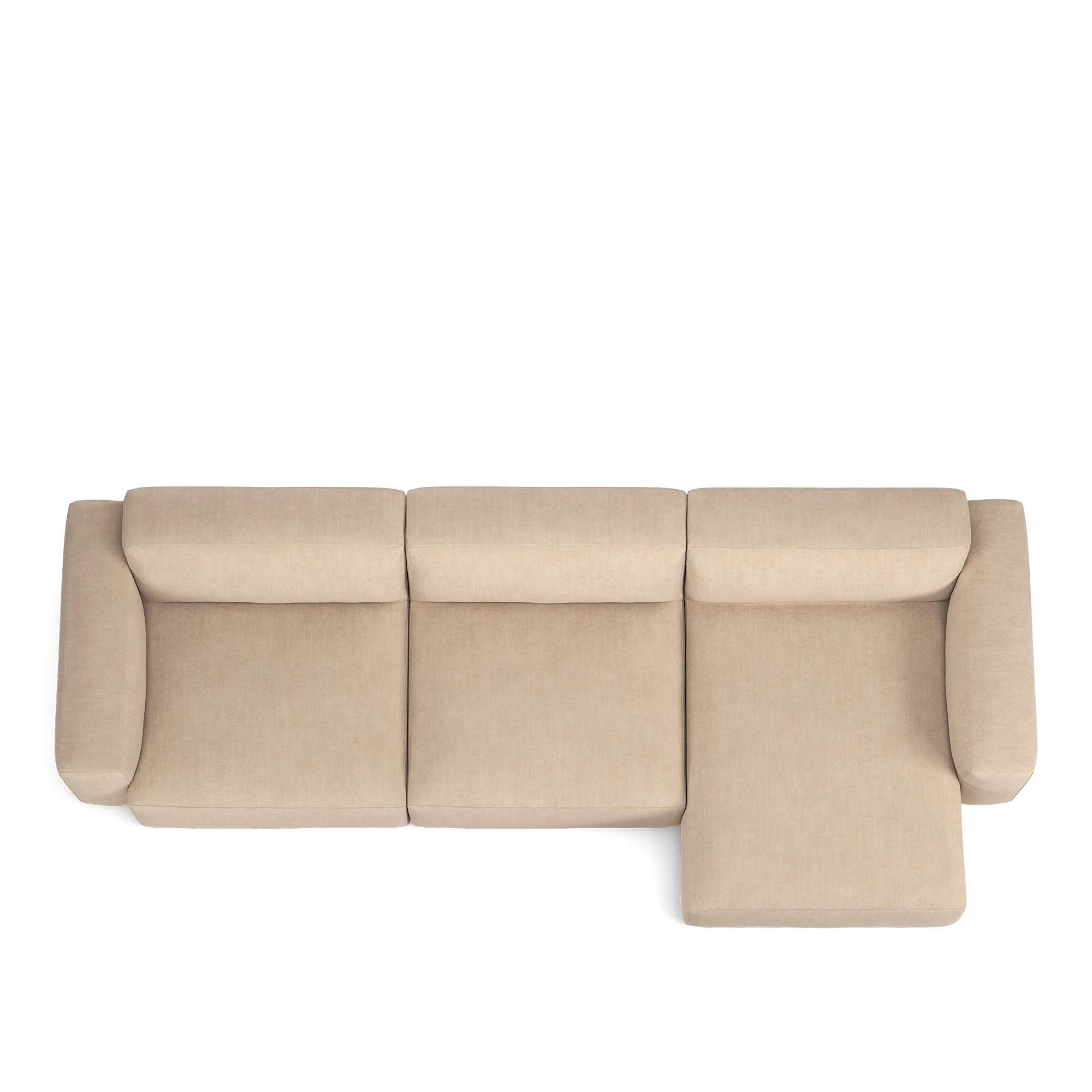 Brick 3-sitssoffa schäslong höger - 8