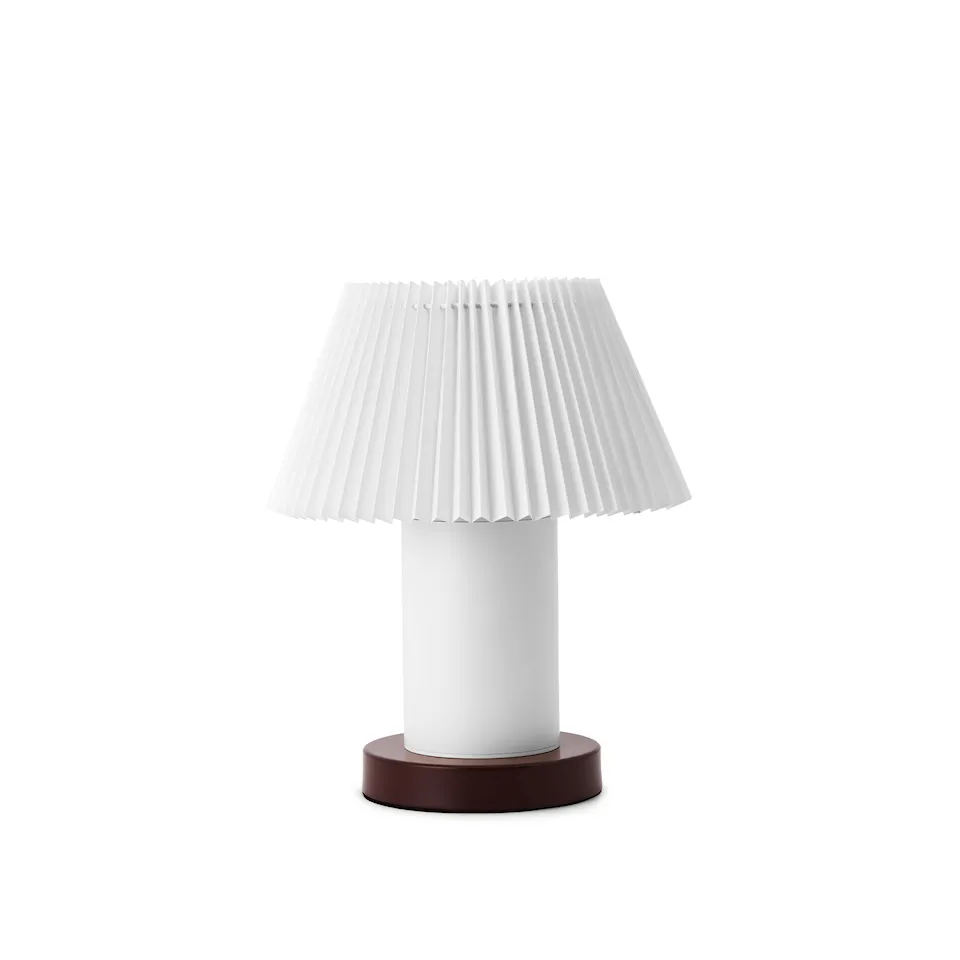 Cellu Table Lamp EU - White, Brown Base