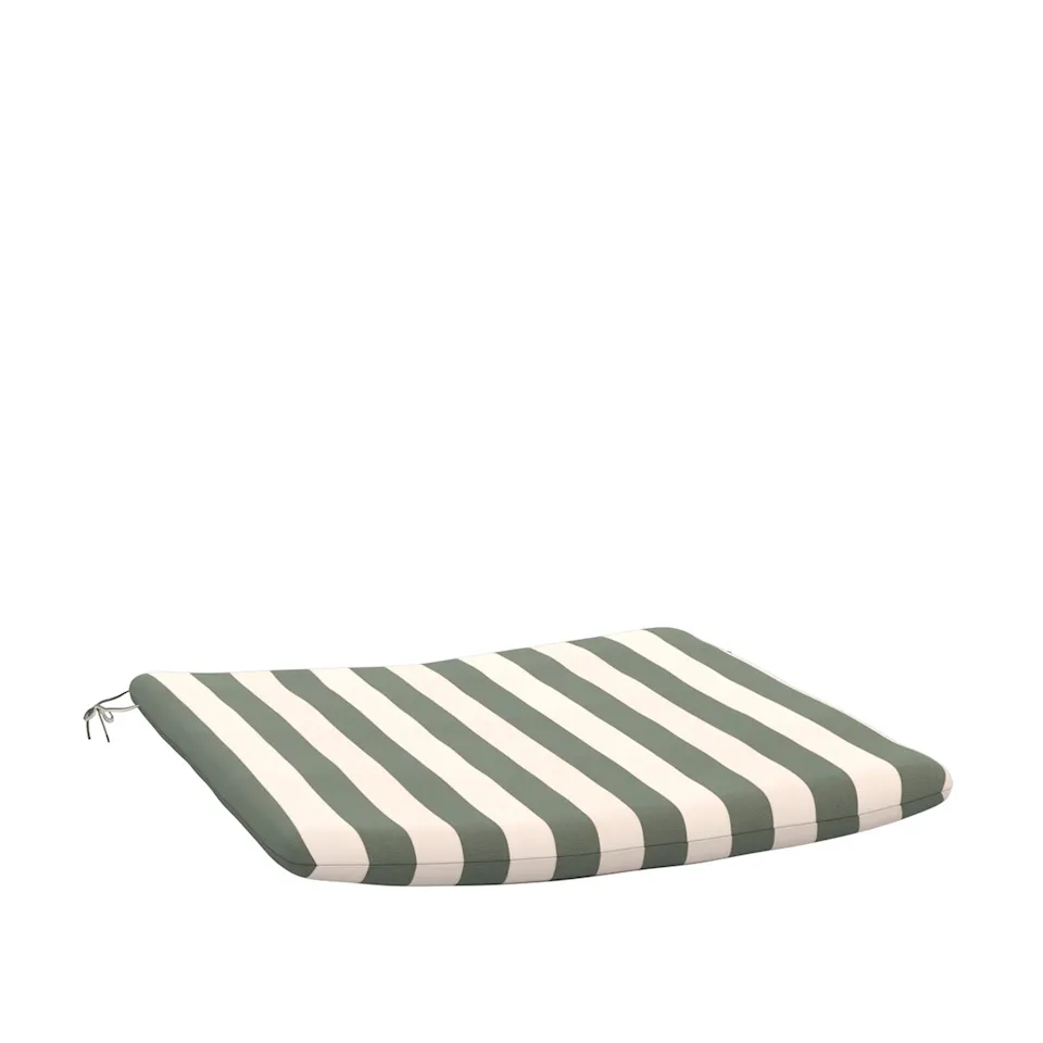 Selandia sittdyna utomhusstol light apricot/dark green stripe