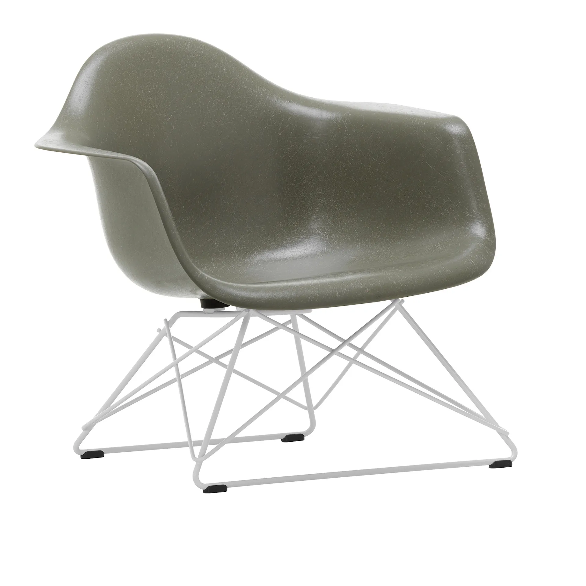 Eames Fiberglass Armchair LAR fåtölj White - Vitra - Charles & Ray Eames - NO GA