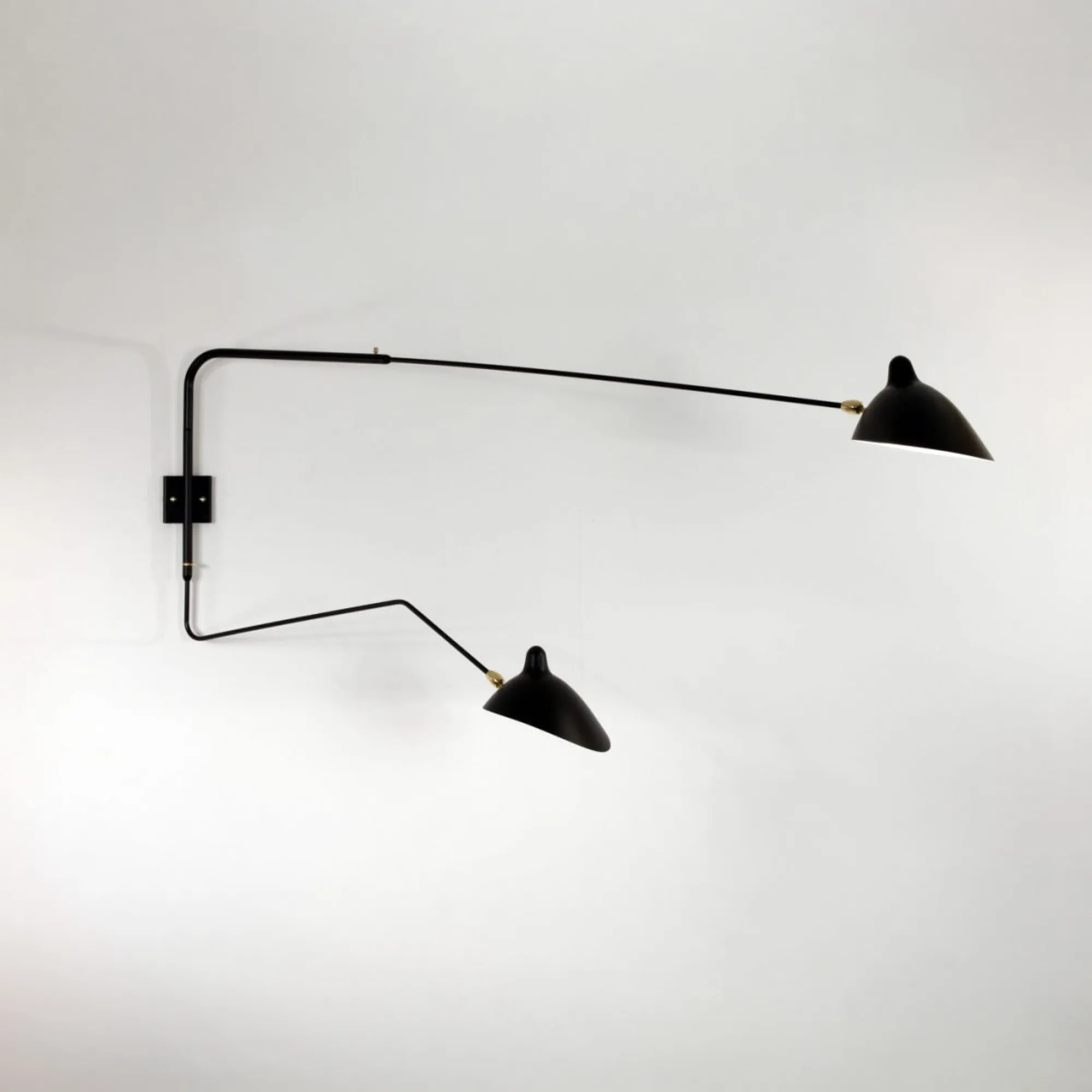 Two Swivel Arms, One Curved läslampa - 3