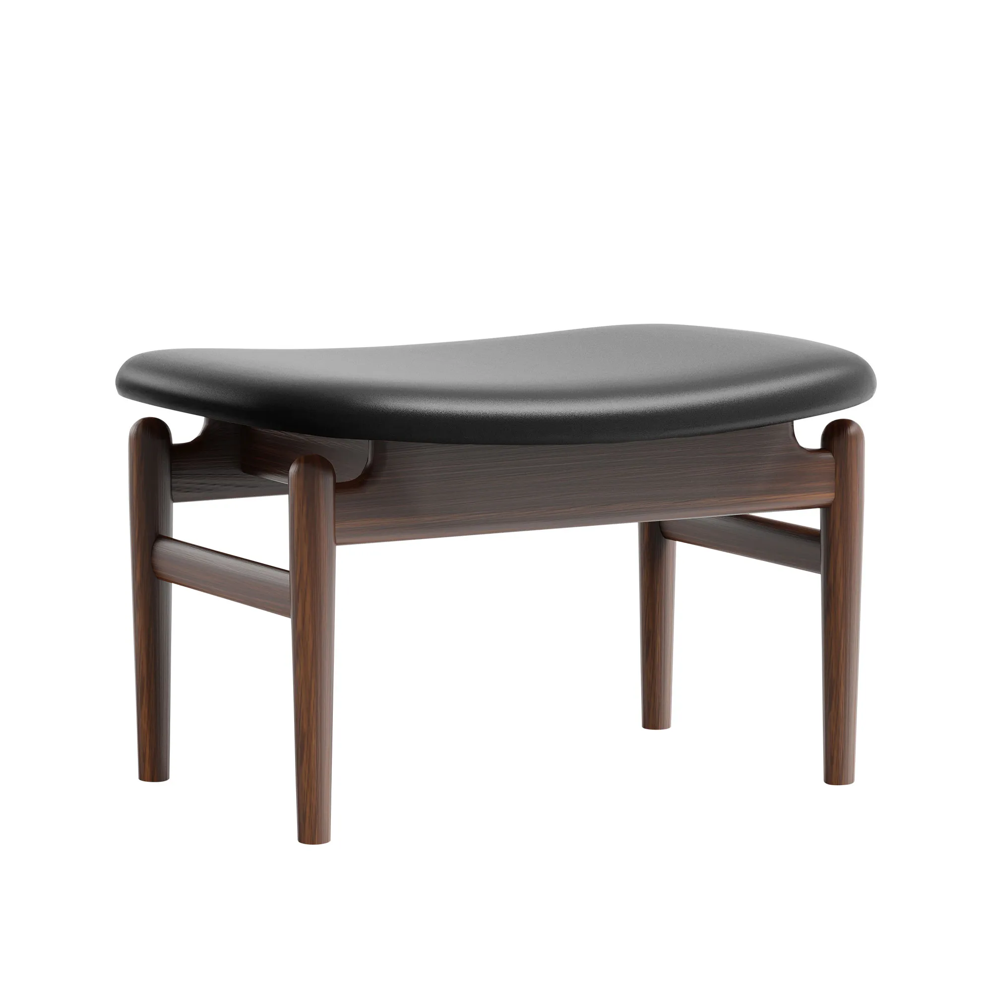 Chieftain fotpall Walnut - 1
