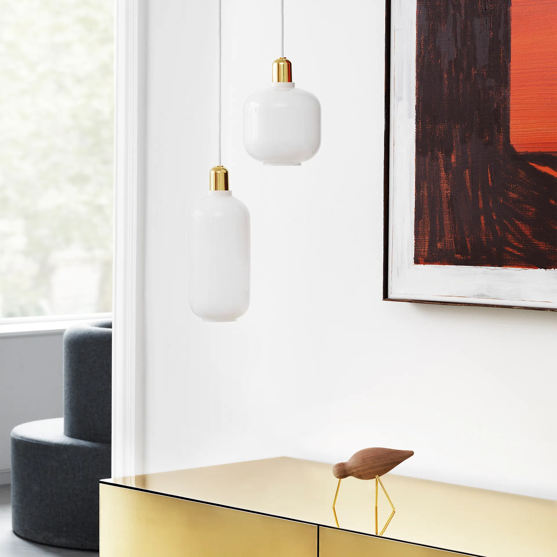 Amp Lamp Large Brass - Normann Copenhagen - NO GA