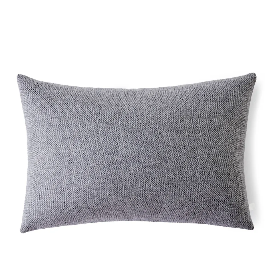 Wool Structure Cushion 60 x 40 cm - Vestreno Mid Grey