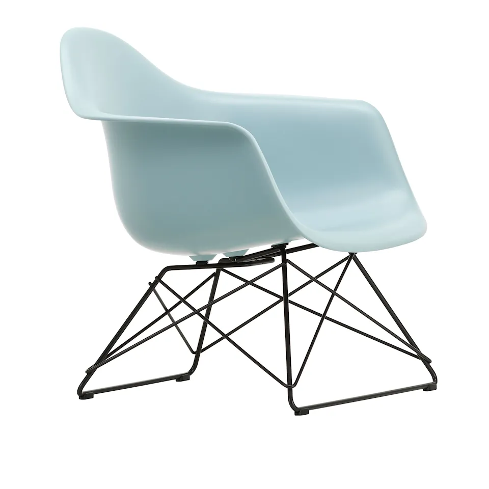 Eames Plastic Armchair LAR - 23 Ice Grey - Basic Dark Base