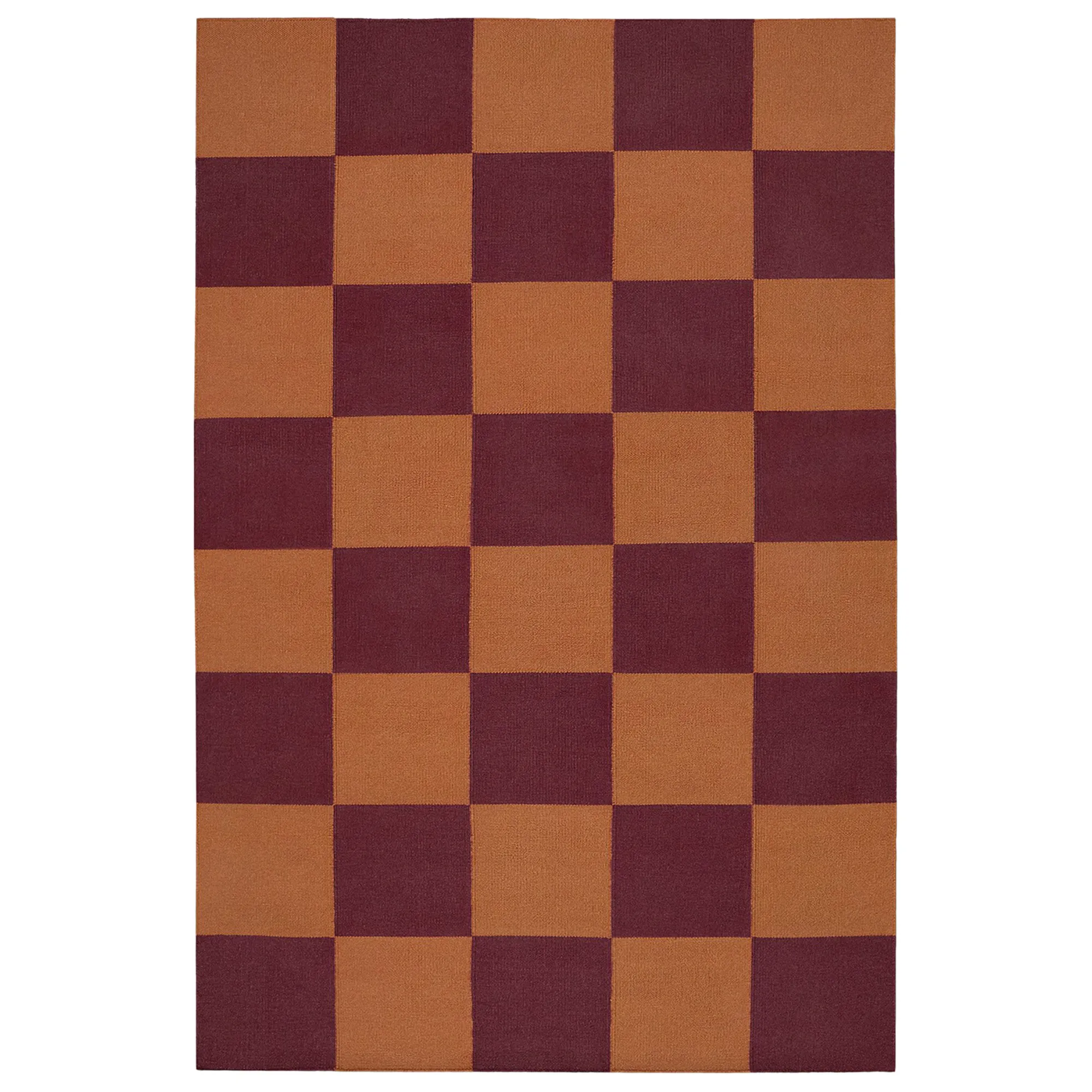 Square Red/Orange ullmatta - 1
