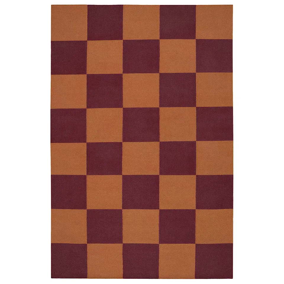 Square Red/Orange ullmatta