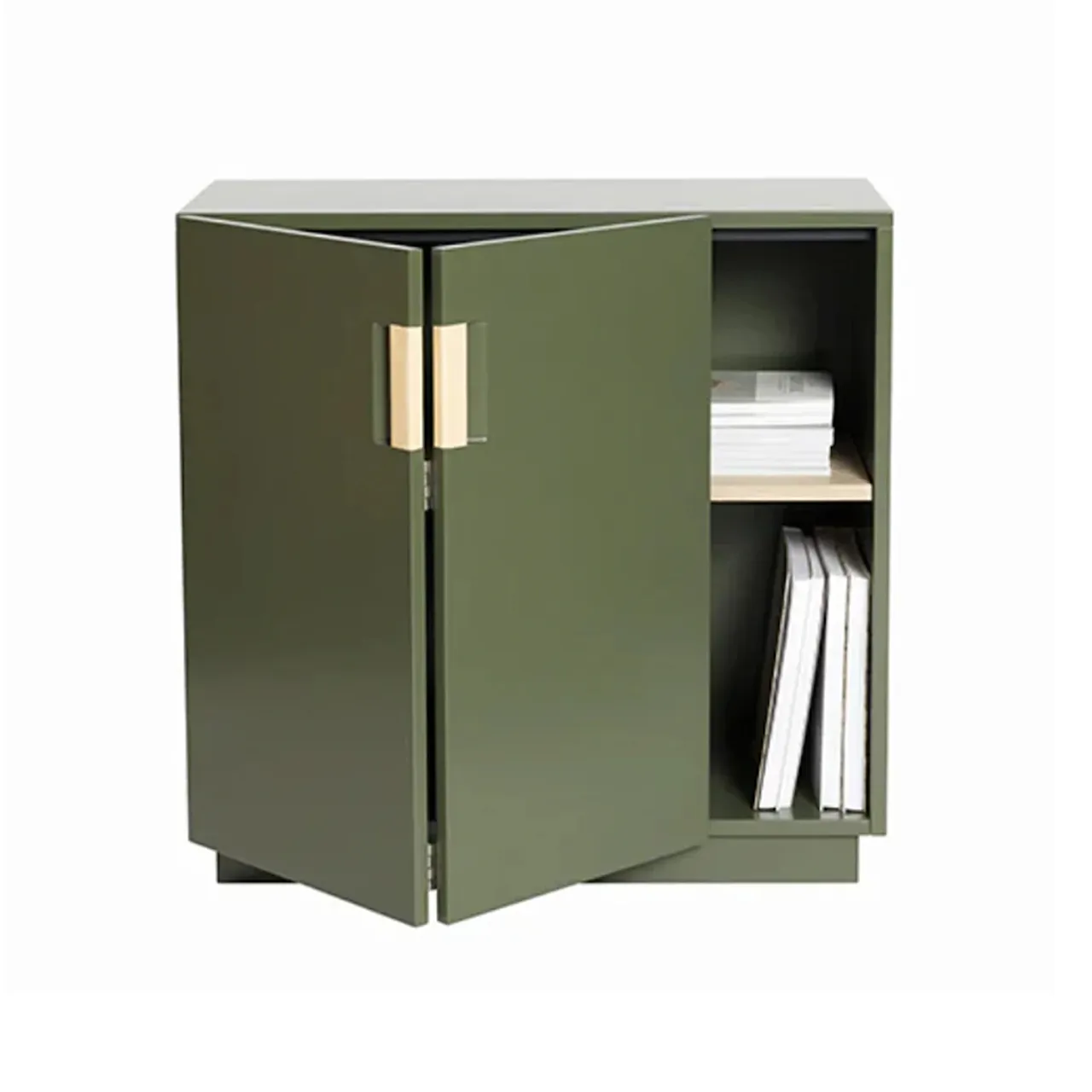 Frame 80 Low, Covered Doors Green Khaki