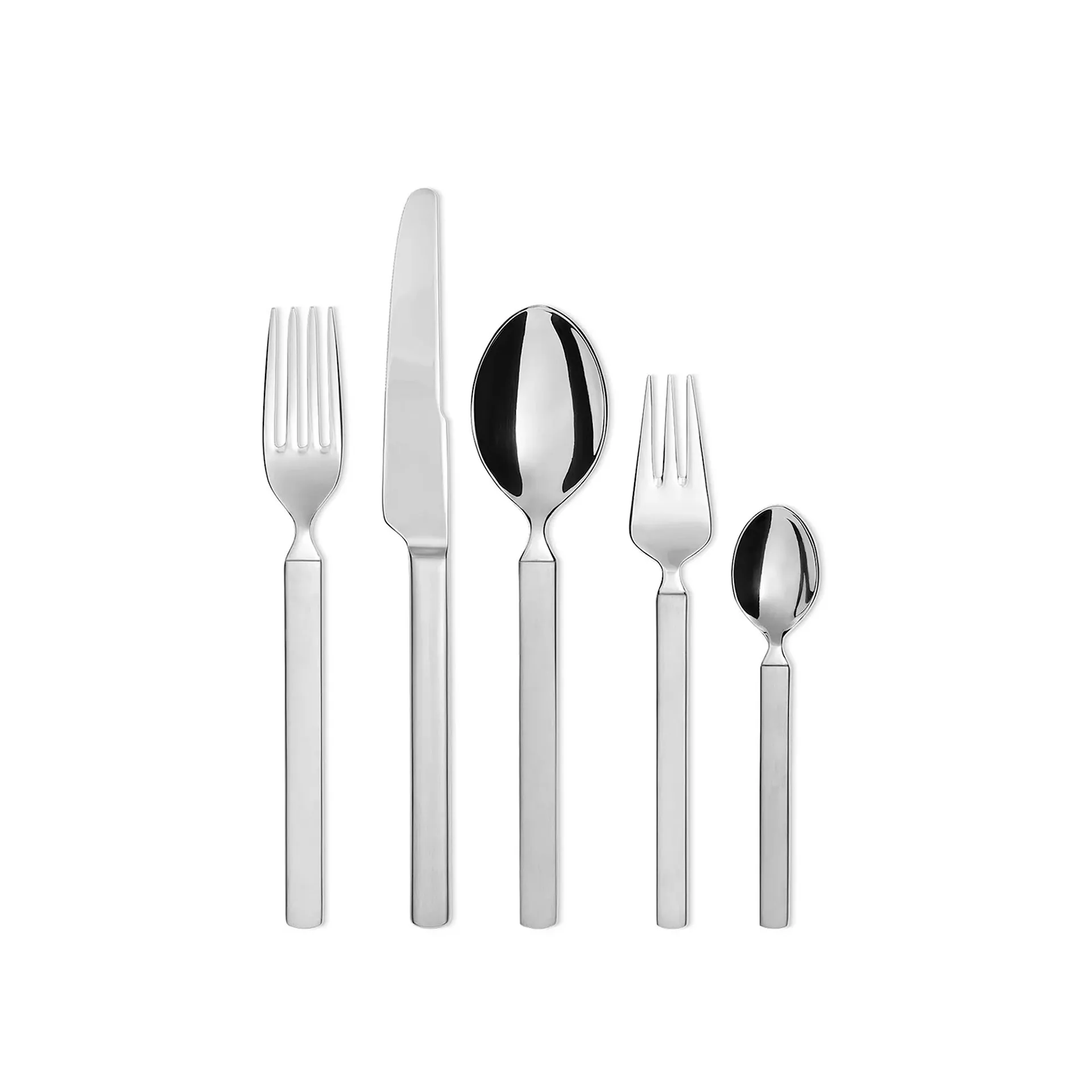 Dry 5 Pcs. Cutlery set - Alessi - Achille Castiglioni - NO GA