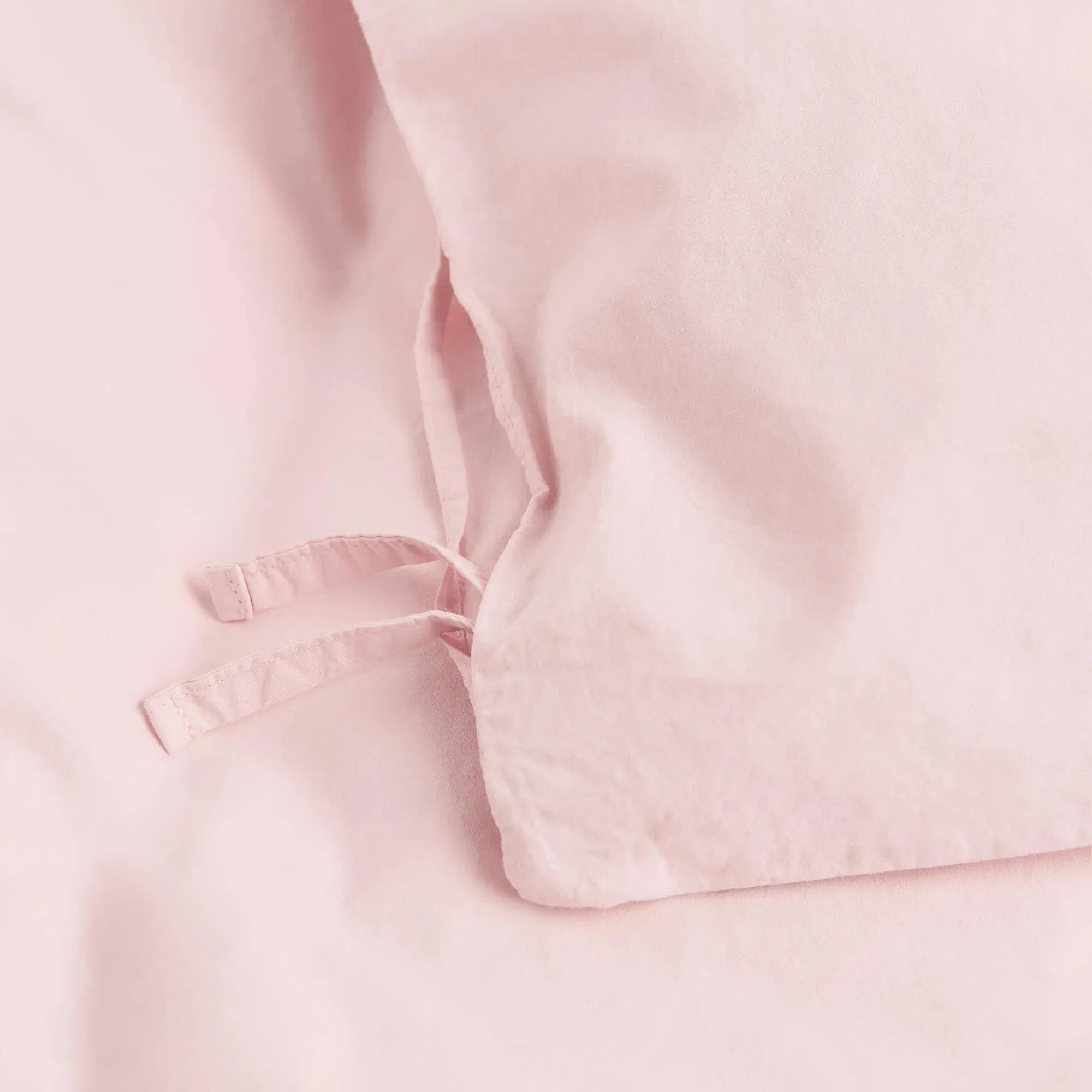 Percale Solid Petal Pink påslakan - 2