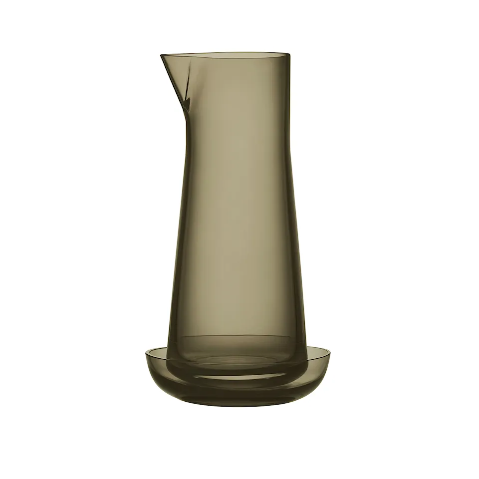 Informal Carafe With Bowl - Olive